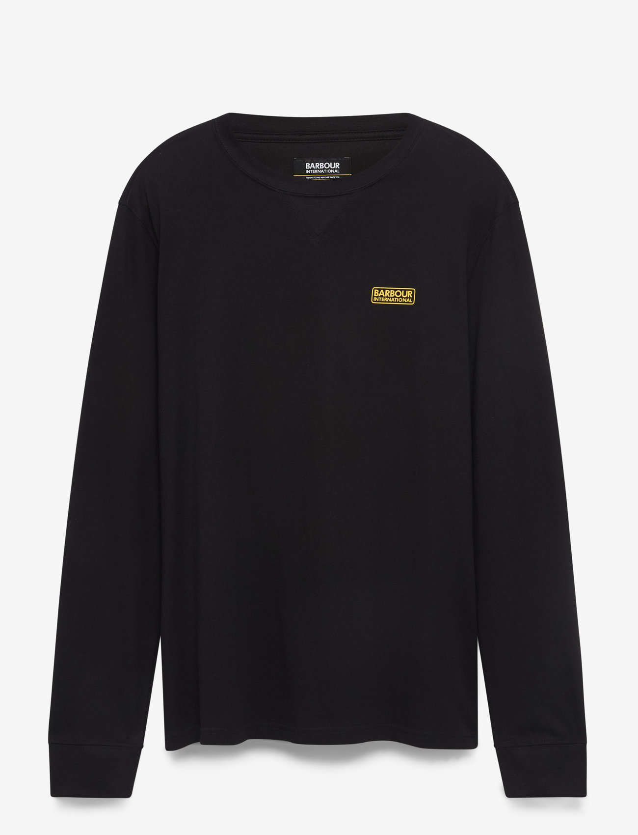 Barbour - B.Intl L/S Logo Tee - t-shirts à manches longues - black - 1