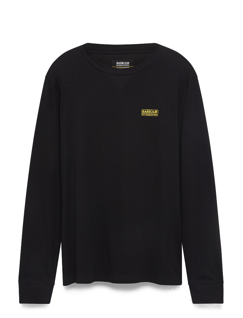 Barbour - B.Intl L/S Logo Tee - t-shirts à manches longues - black - 1