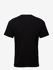 Barbour - B.Intl Essential Large Logo Tee - kortärmade t-shirts - black/yellow - 1