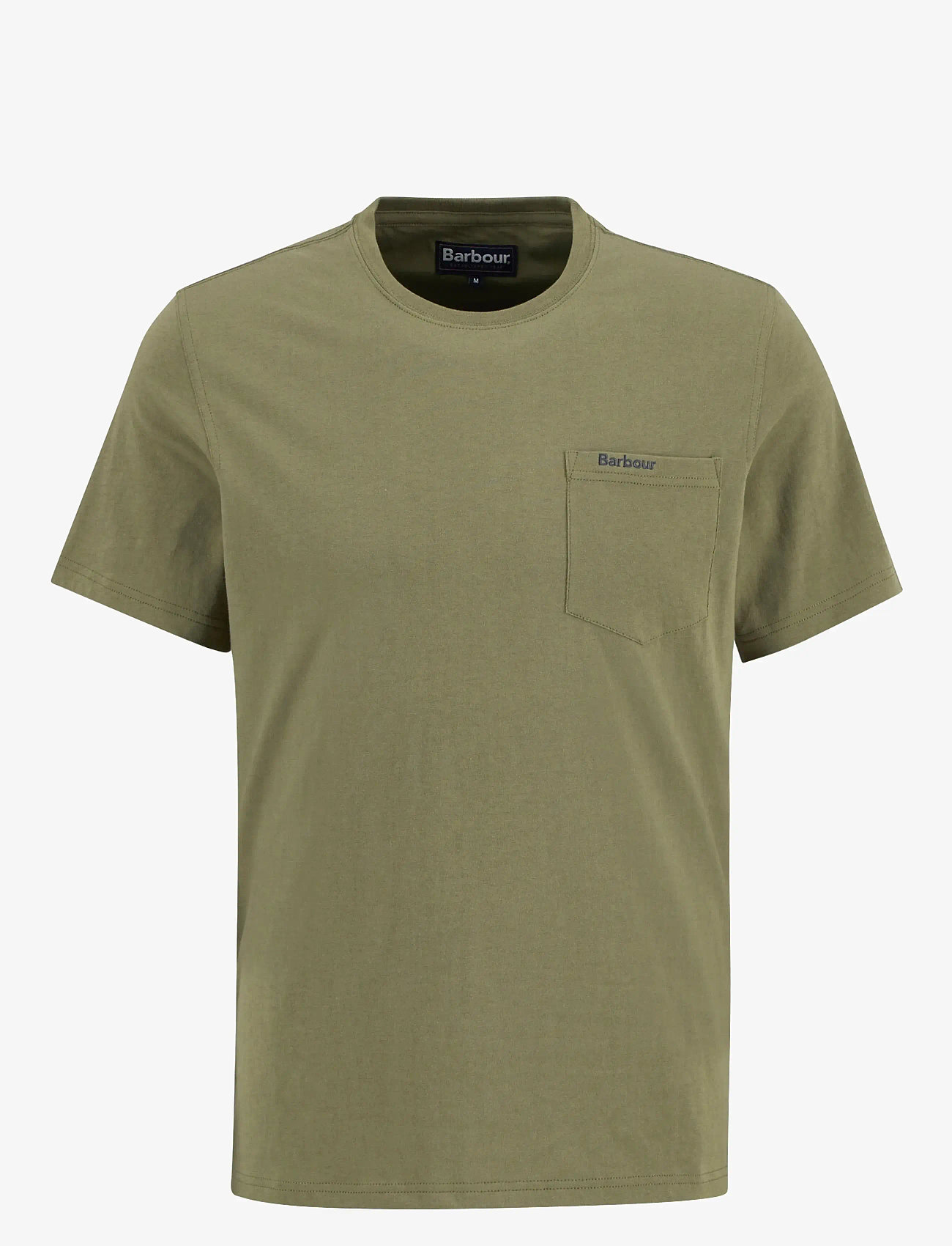 Barbour - Barbour Langdon Pocket - kortærmede t-shirts - grey olive - 1