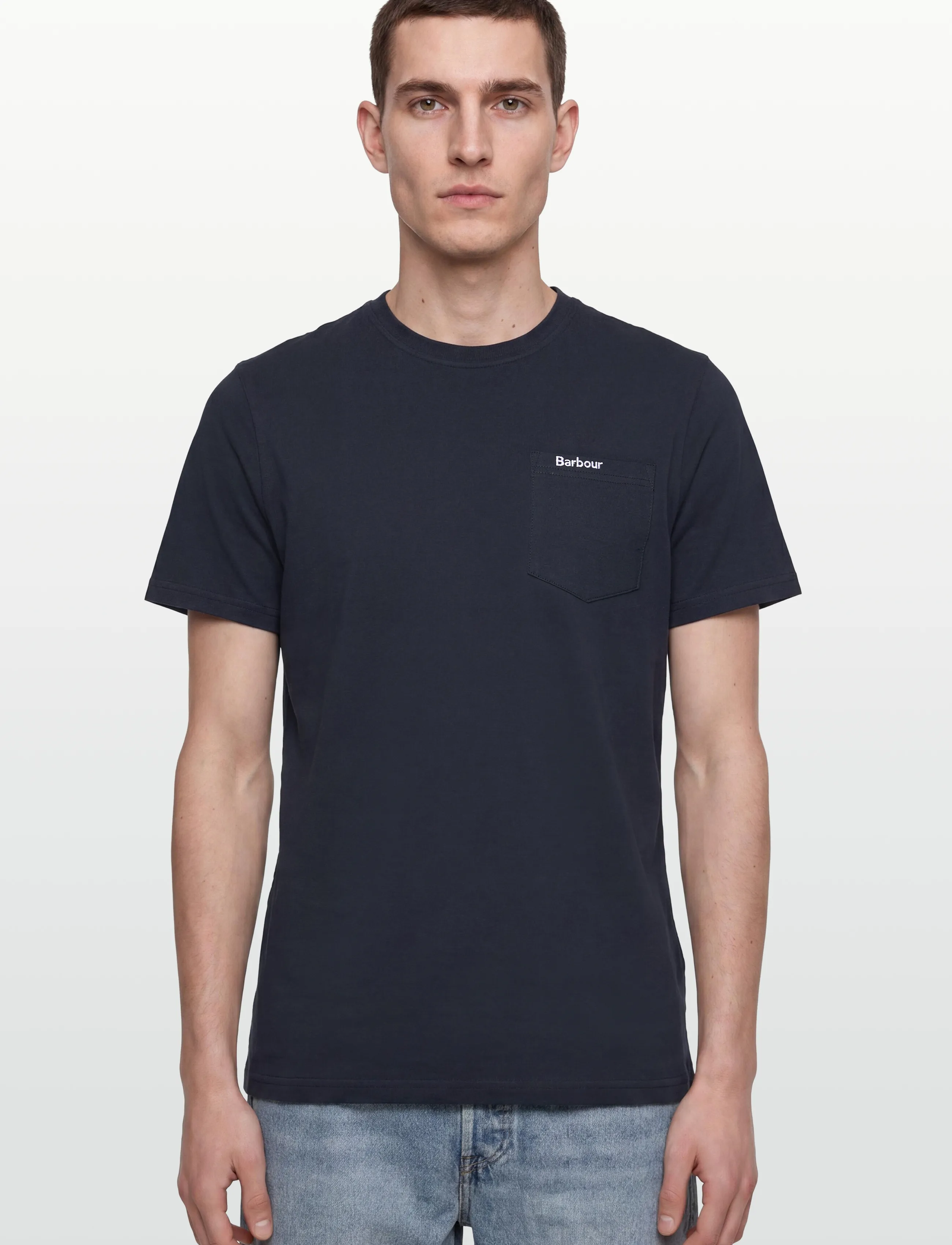 Barbour - Barbour Langdon Pocket - short-sleeved t-shirts - navy - 3