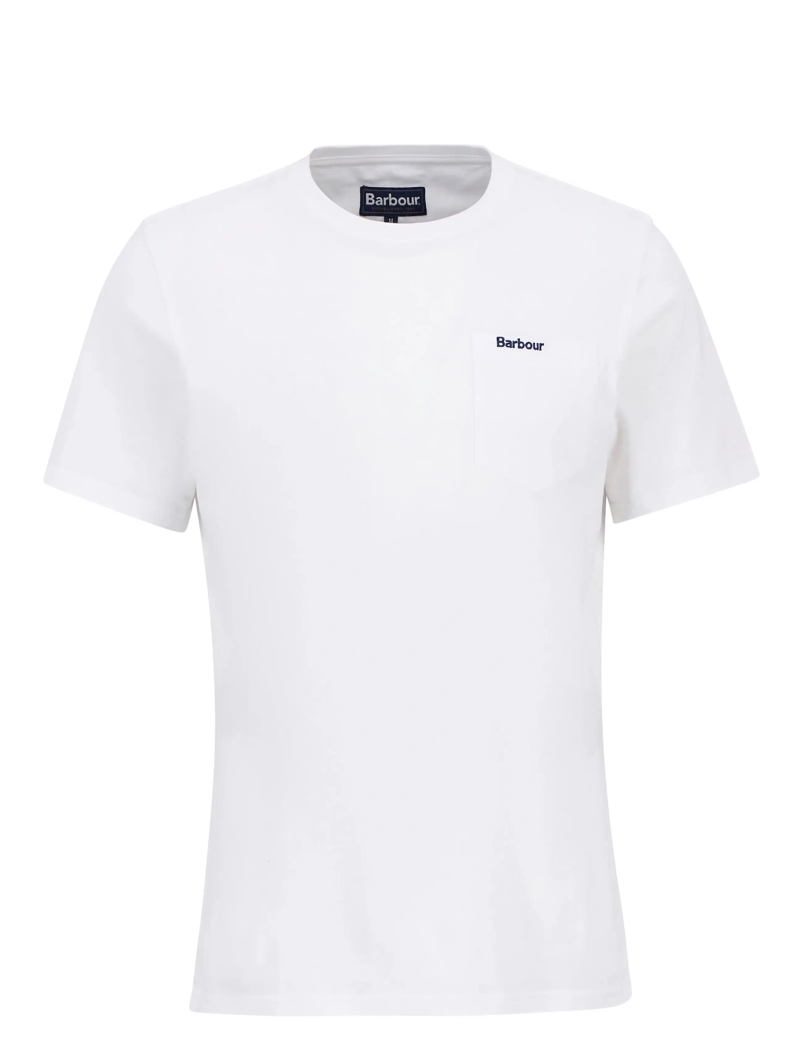 Barbour - Barbour Langdon Pocket - lühikeste varrukatega t-särgid - white - 1