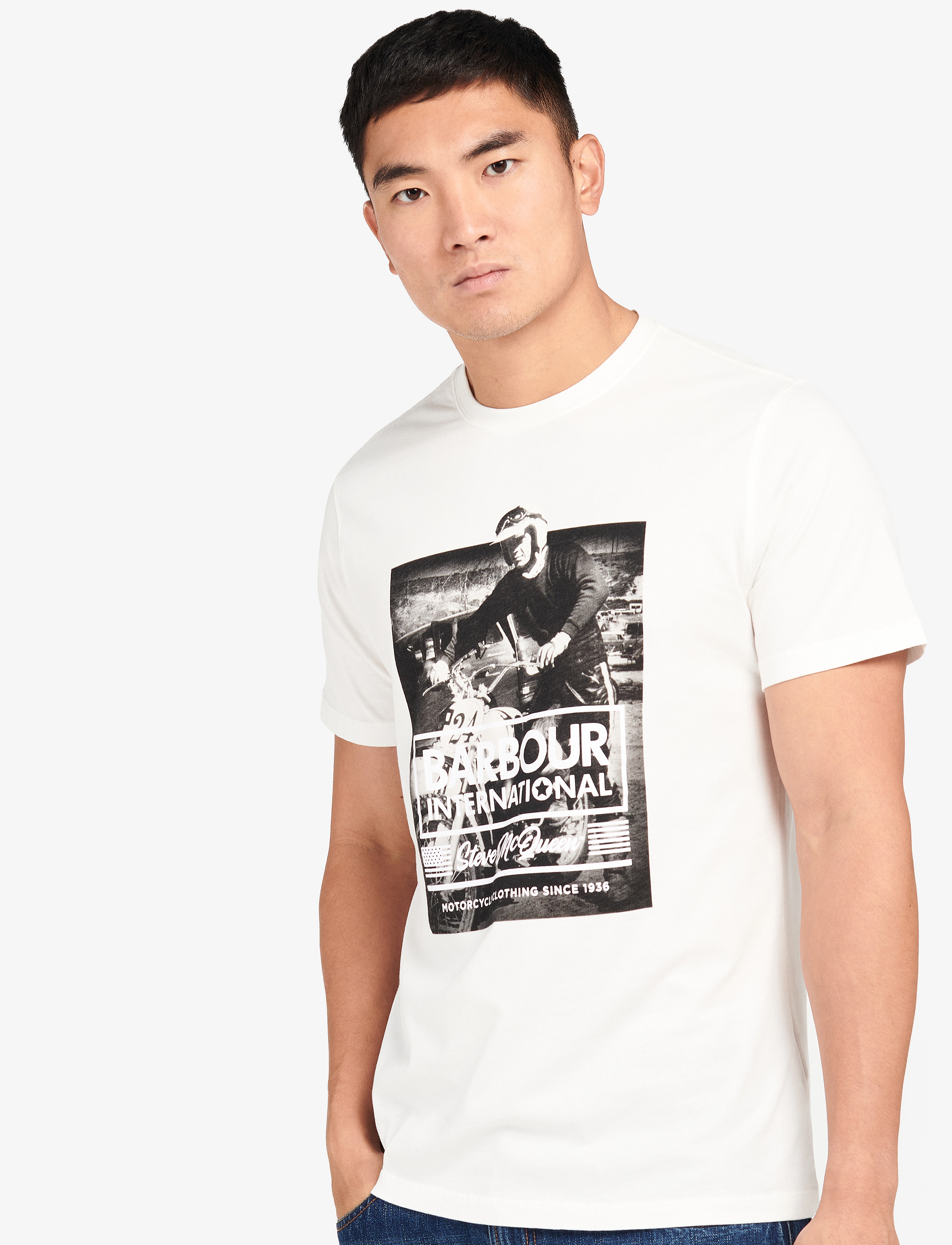 Barbour - B.Intl Morris Tee - whisper - 2