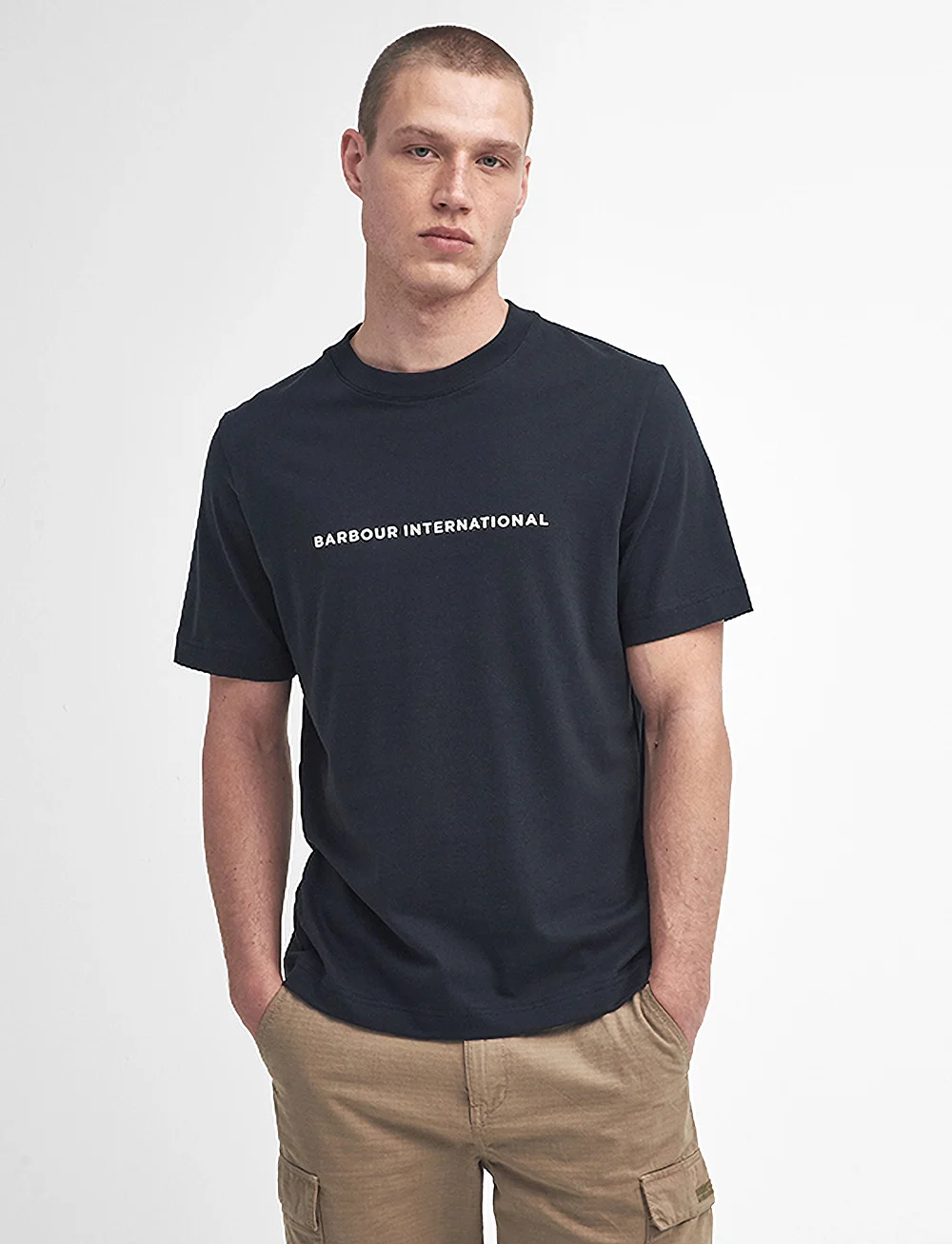 Barbour - B.Intl Motored T-Shirt - kurzärmelig - black - 0