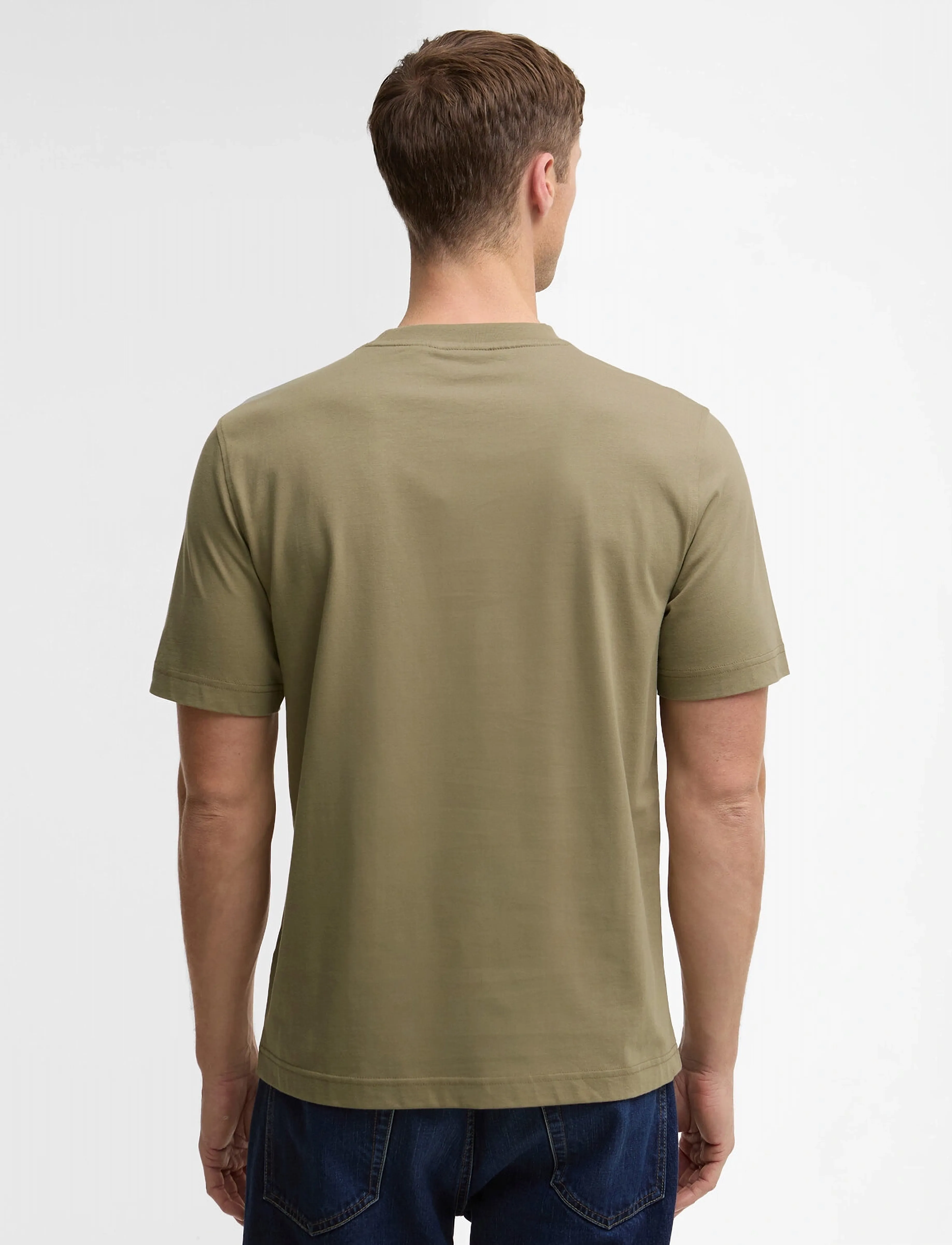 Barbour - Barbour RF Sports T-Sh - kortærmede t-shirts - grey olive - 2