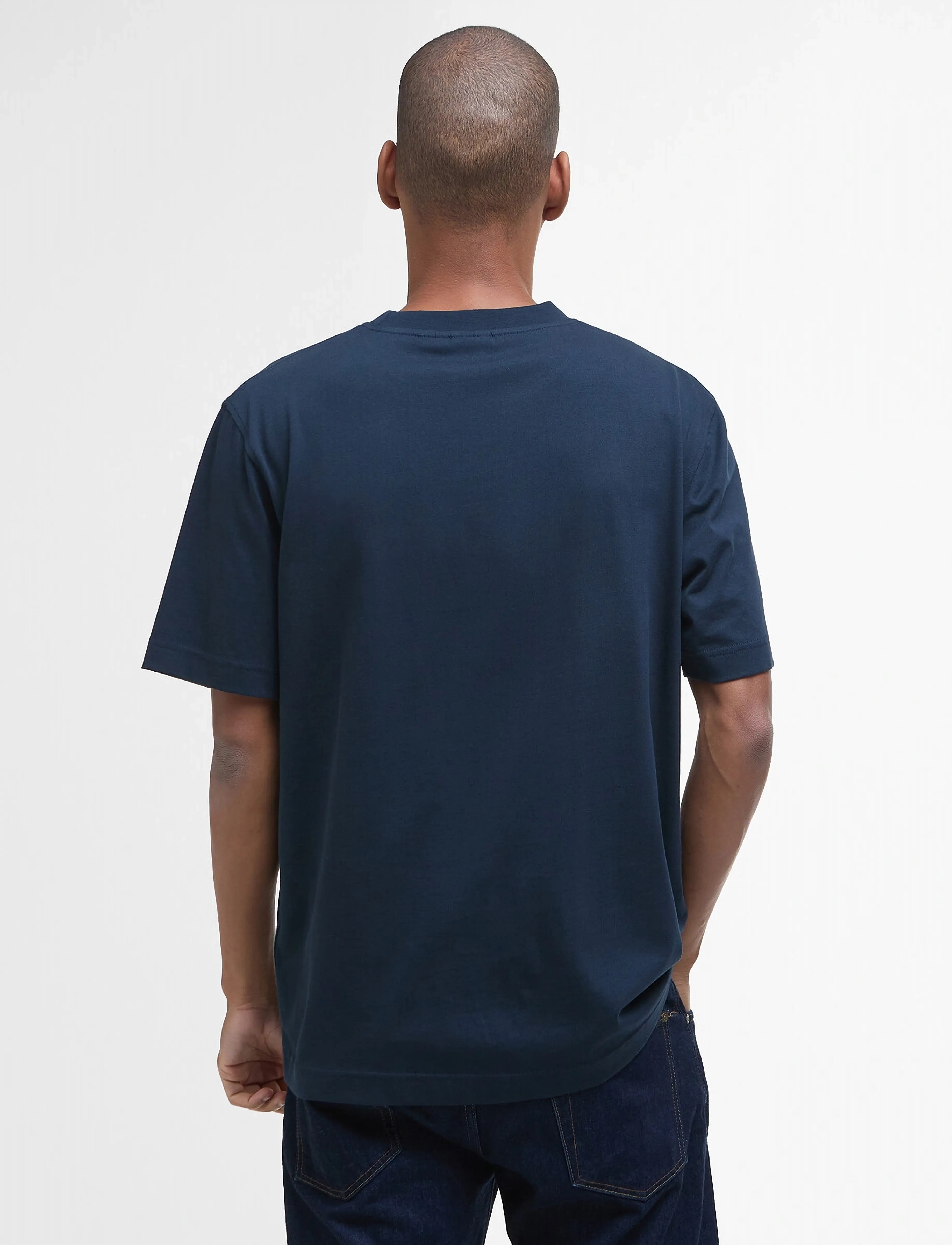 Barbour - Barbour RF Sports T-Sh - kortærmede t-shirts - navy - 2