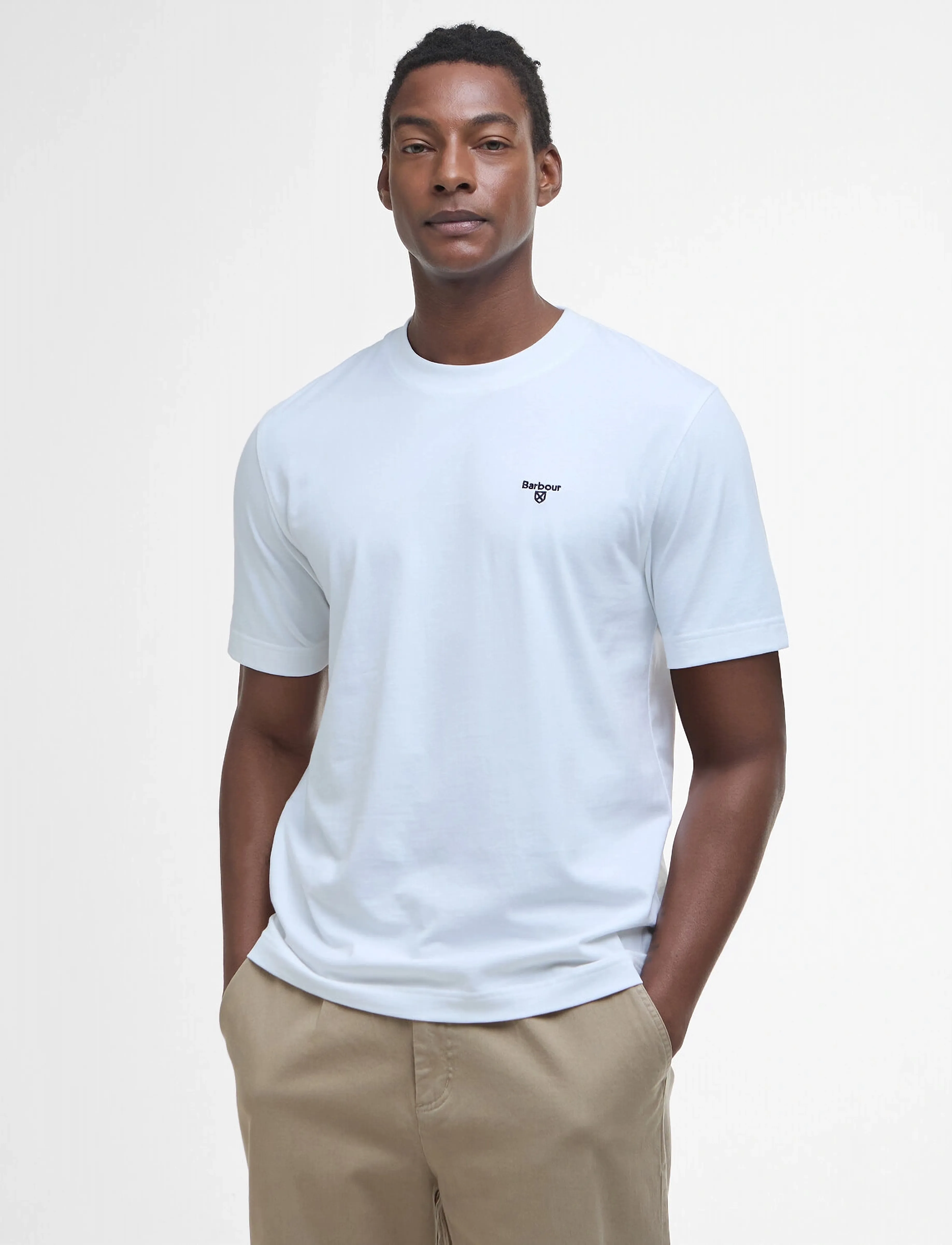 Barbour Barbour RF Sports T-Sh - T-shirts - WHITE / white