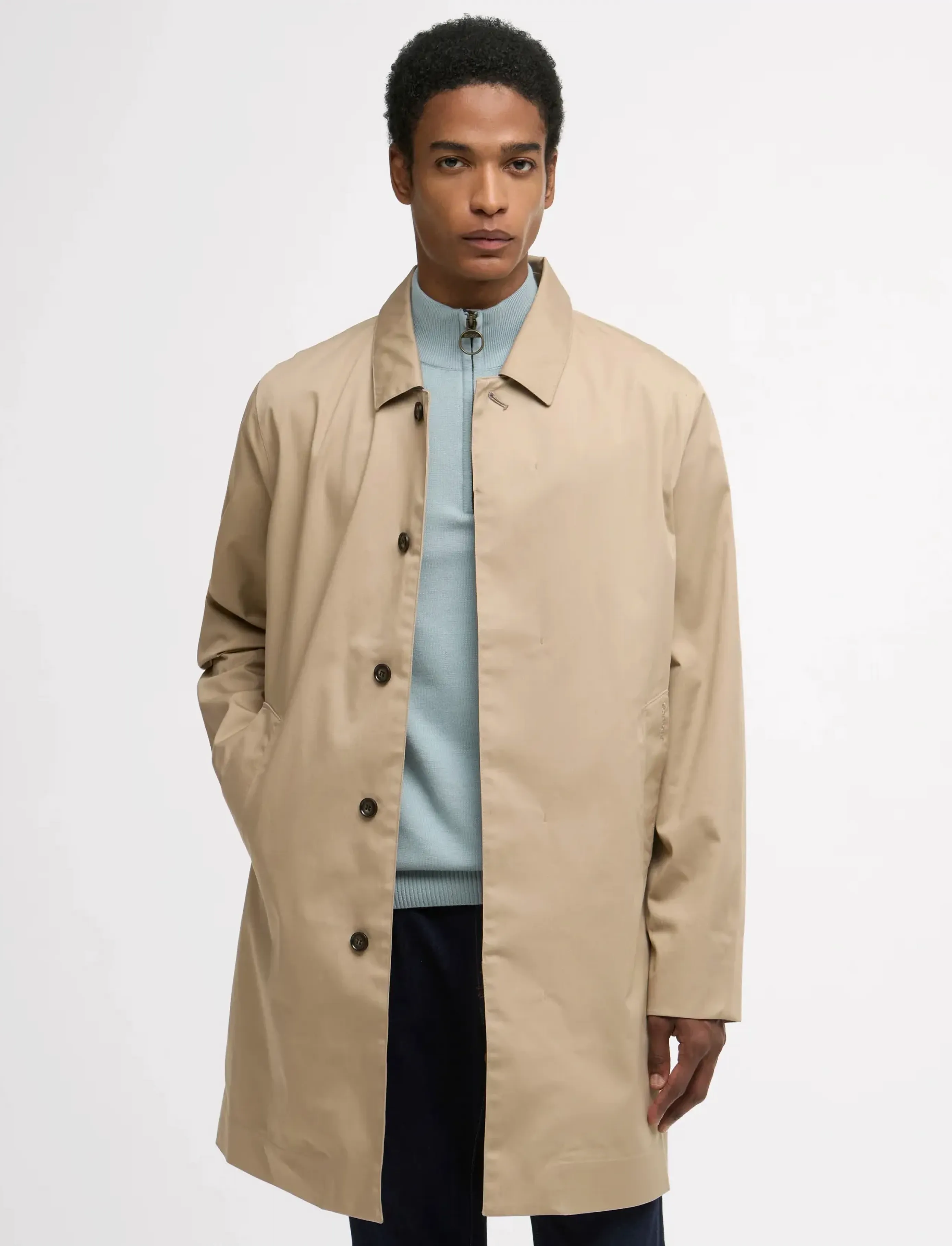 Barbour Rokig Wproof, Mænd, Vandtæt Macfrakke, Beige, Str: XXL