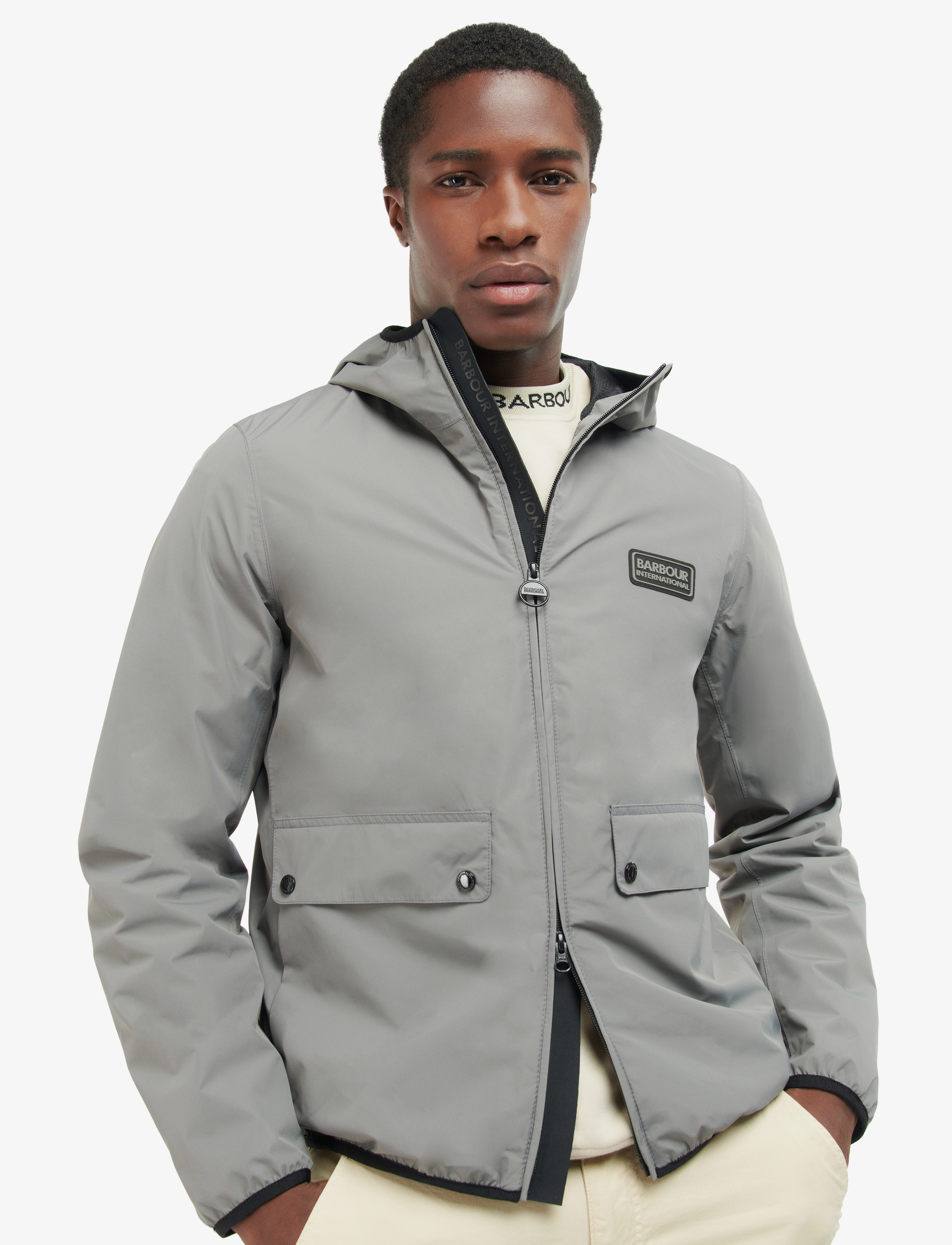 Barbour - B.Intl Kenetic Muz Jkt - mid grey - 2