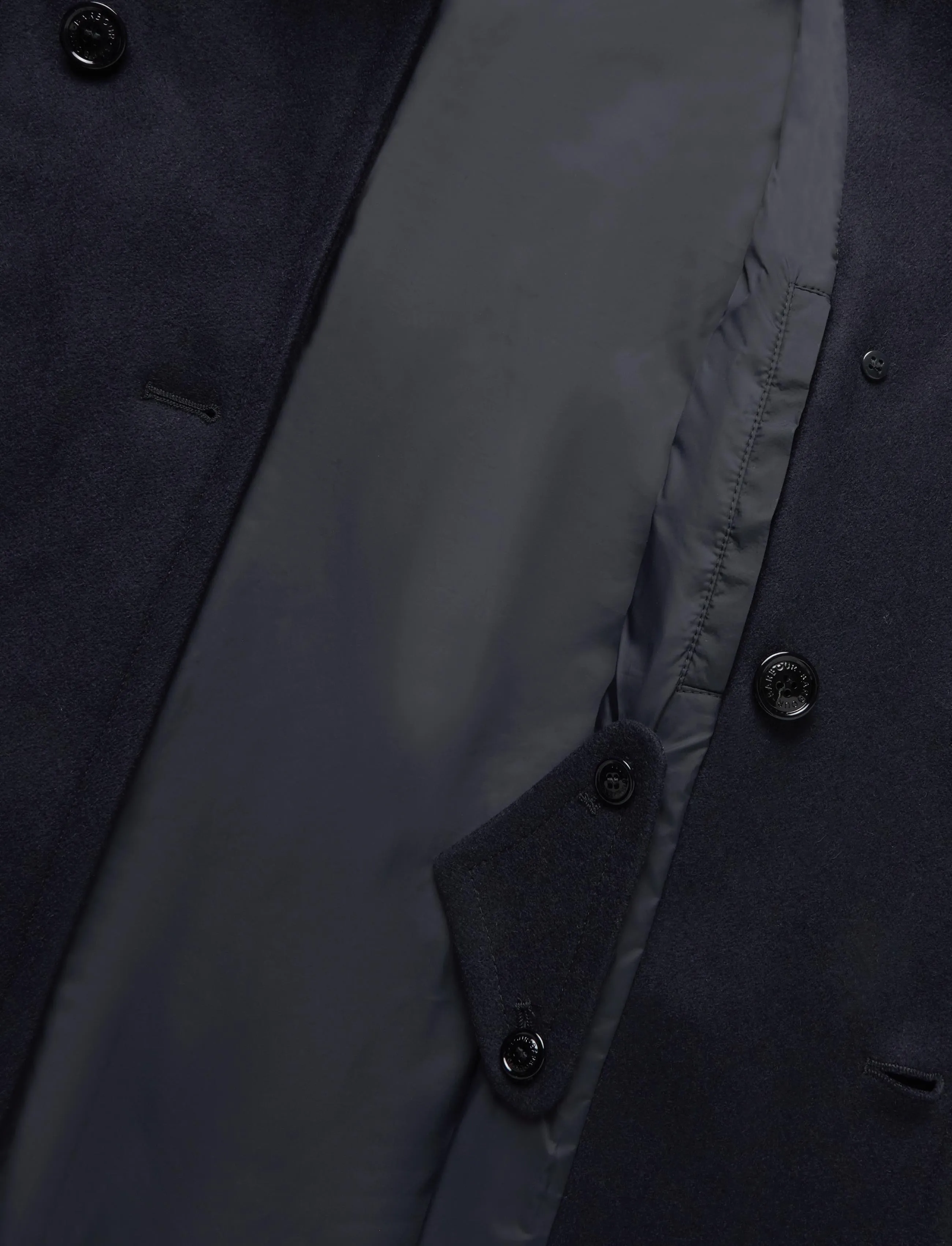 Barbour - Barbour Polzeath Wool Pea Coat - navy - 4