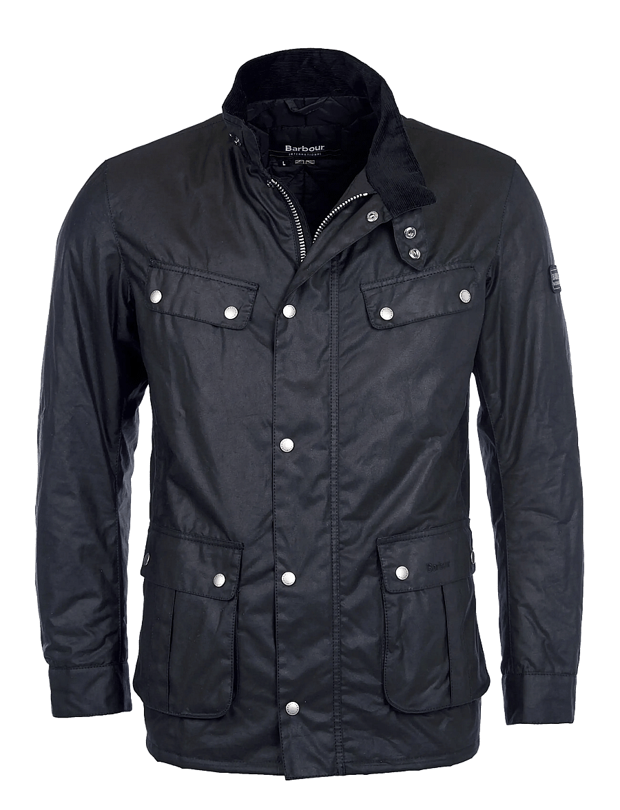 Barbour - B.Intl Duke Wax Jacket - Õhukesed jakid - black - 1
