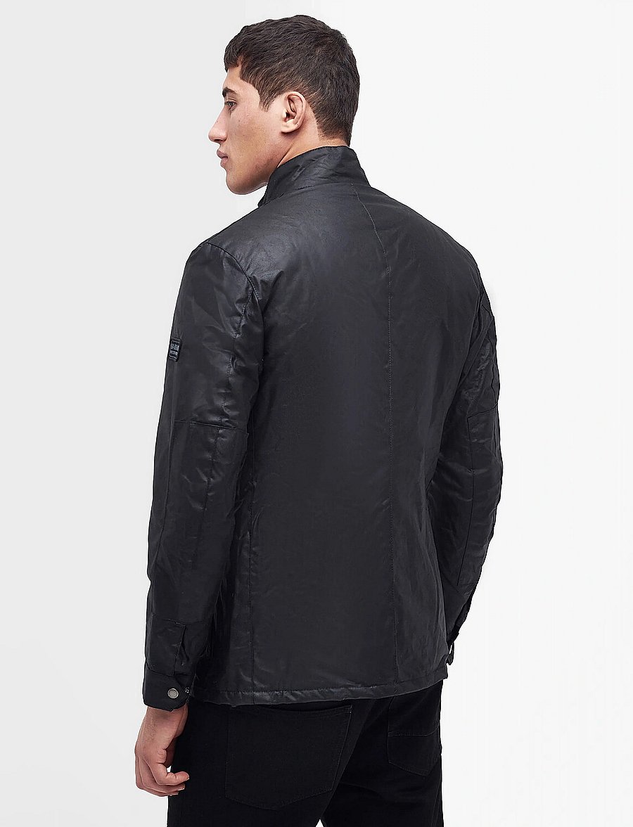 Barbour - B.Intl Duke Wax Jacket - Õhukesed jakid - black - 4