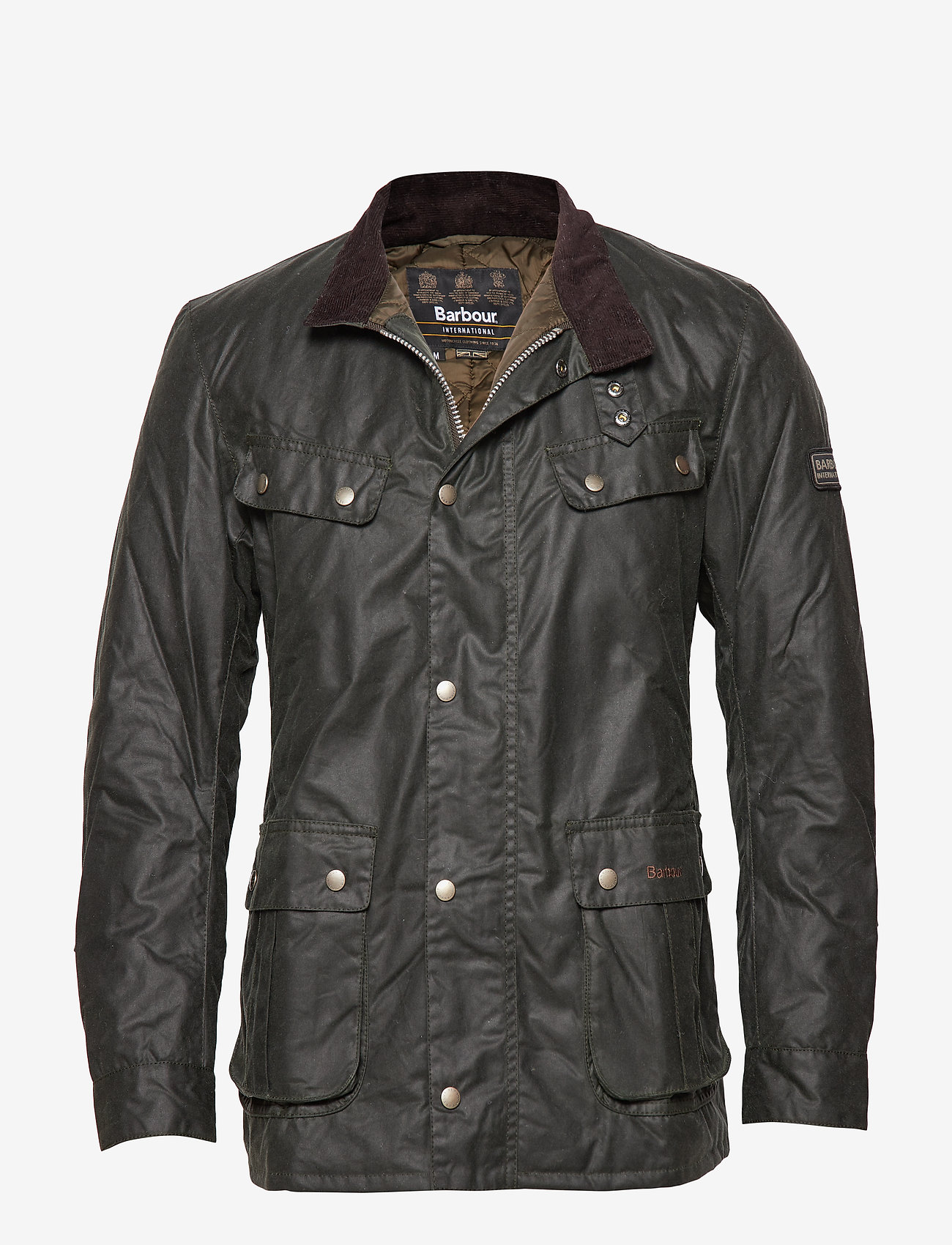 Barbour - B.Intl Duke Wax Jacket - vindjakker - sage - 1