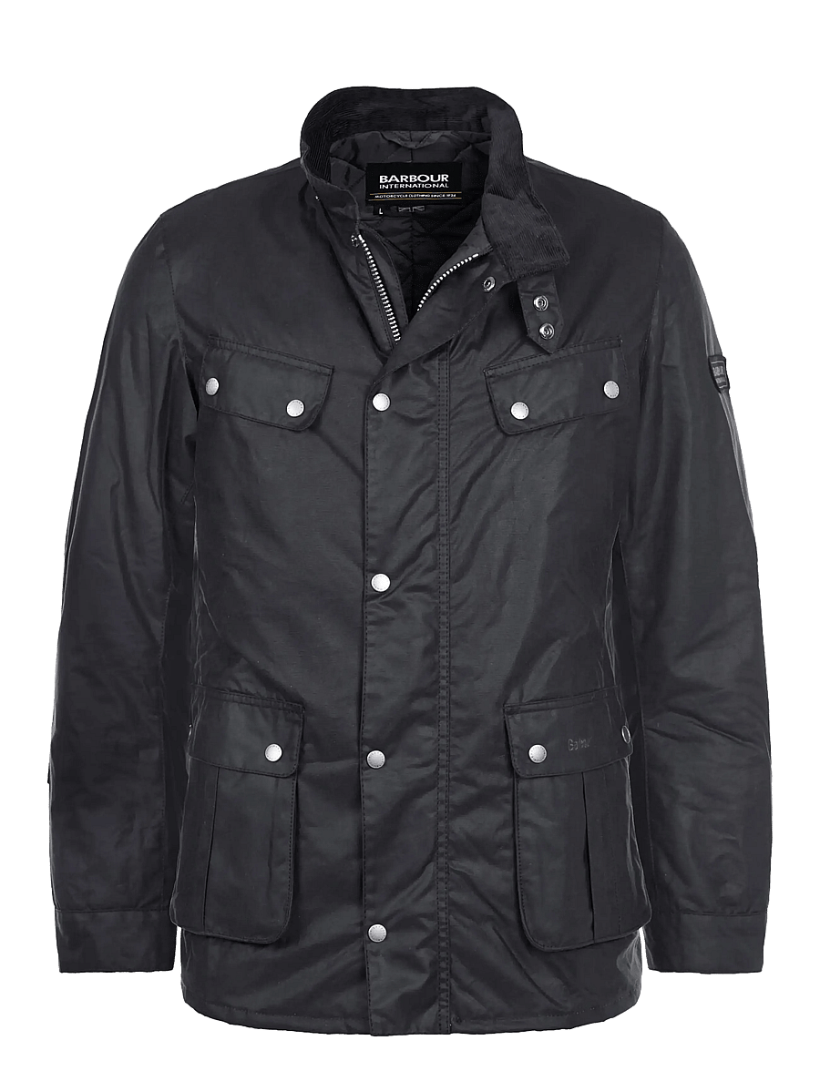 Barbour - B.Intl Duke Wax Jacket - light jackets - sage - 1