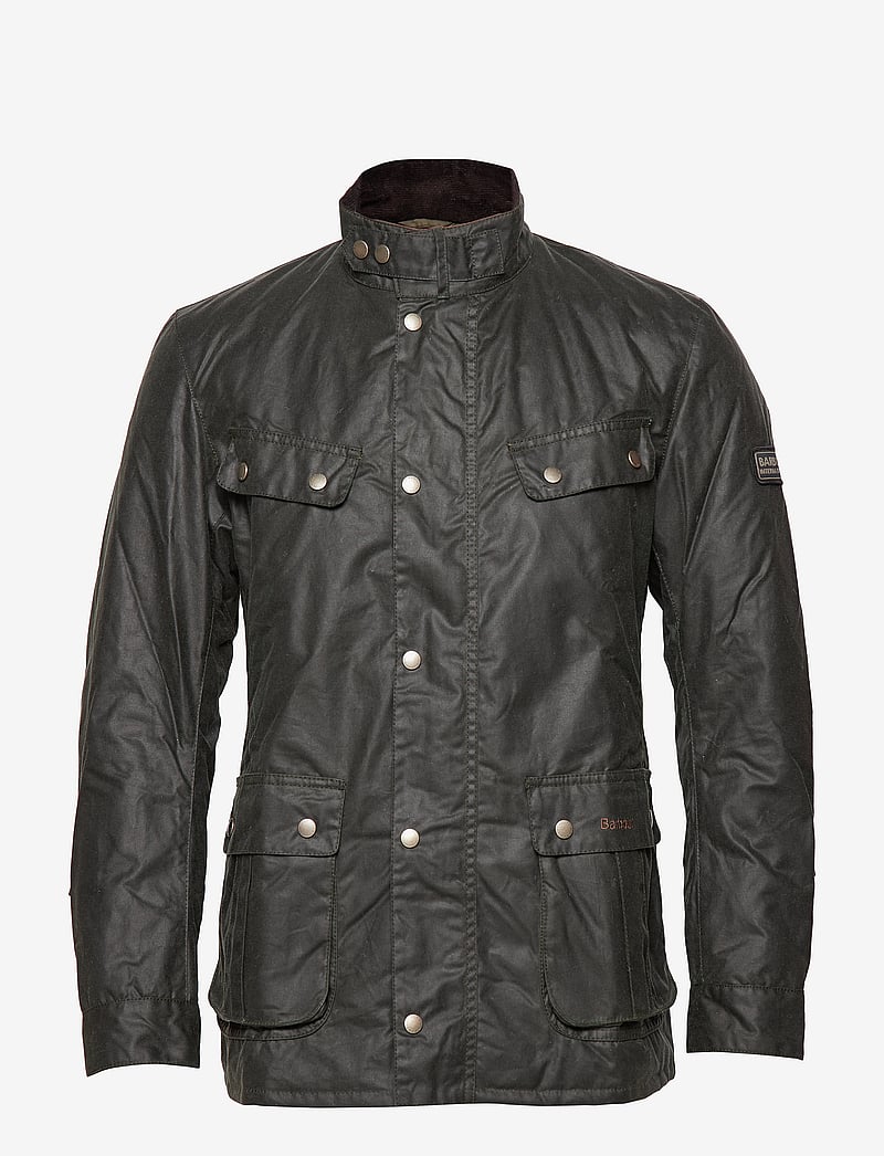 Barbour - B.Intl Duke Wax Jacket - vindjakker - sage - 2