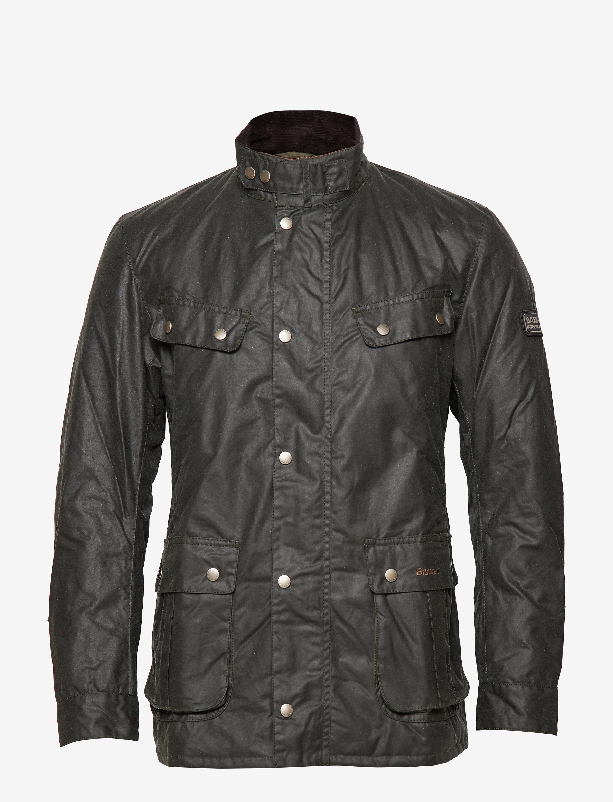 Barbour - B.Intl Duke Wax Jacket - Õhukesed jakid - sage - 2
