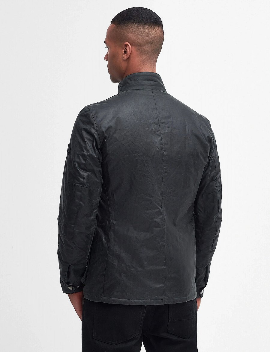 Barbour - B.Intl Duke Wax Jacket - light jackets - sage - 5