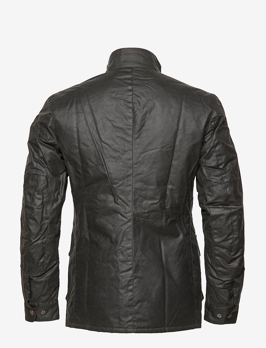 Barbour - B.Intl Duke Wax Jacket - light jackets - sage - 3