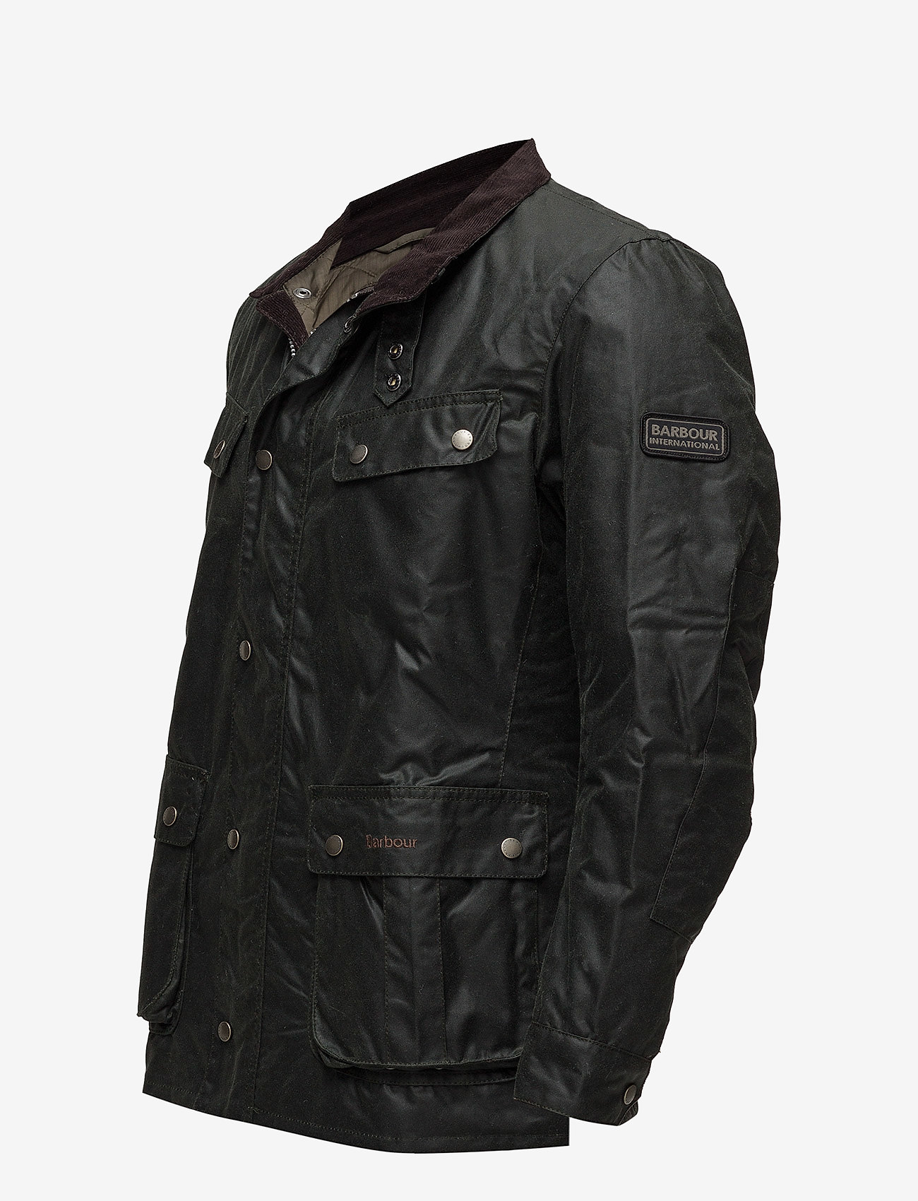 Barbour - B.Intl Duke Wax Jacket - Õhukesed jakid - sage - 4