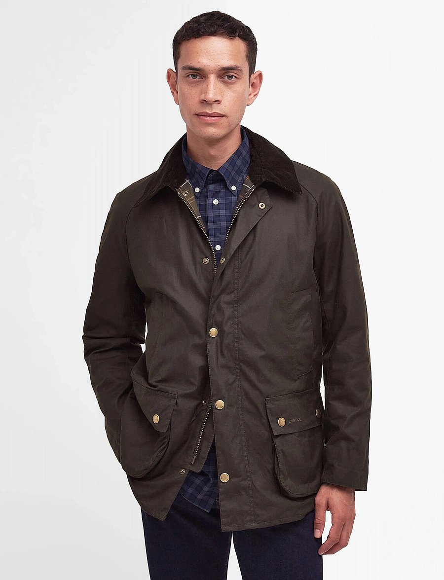 Barbour - Barbour Ashby Wax Jacket - leichte jacken - dk olive - 1