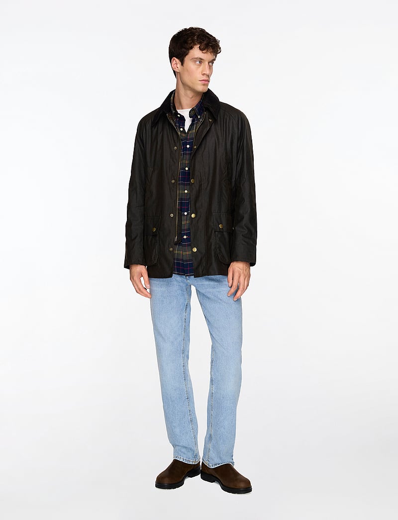 Barbour - Barbour Ashby Wax Jacket - tunna jackor - dk olive - 2