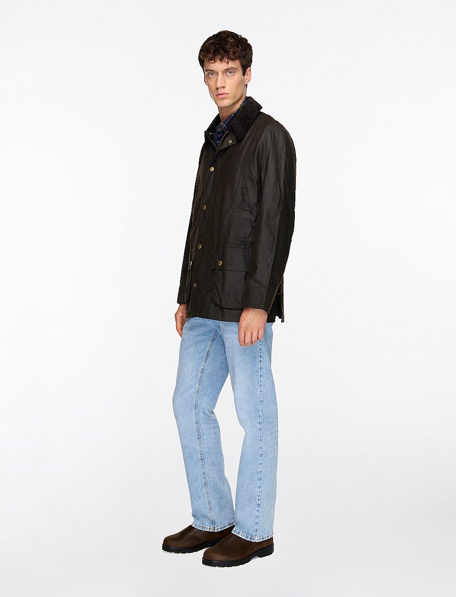 Barbour - Barbour Ashby Wax Jacket - leichte jacken - dk olive - 4