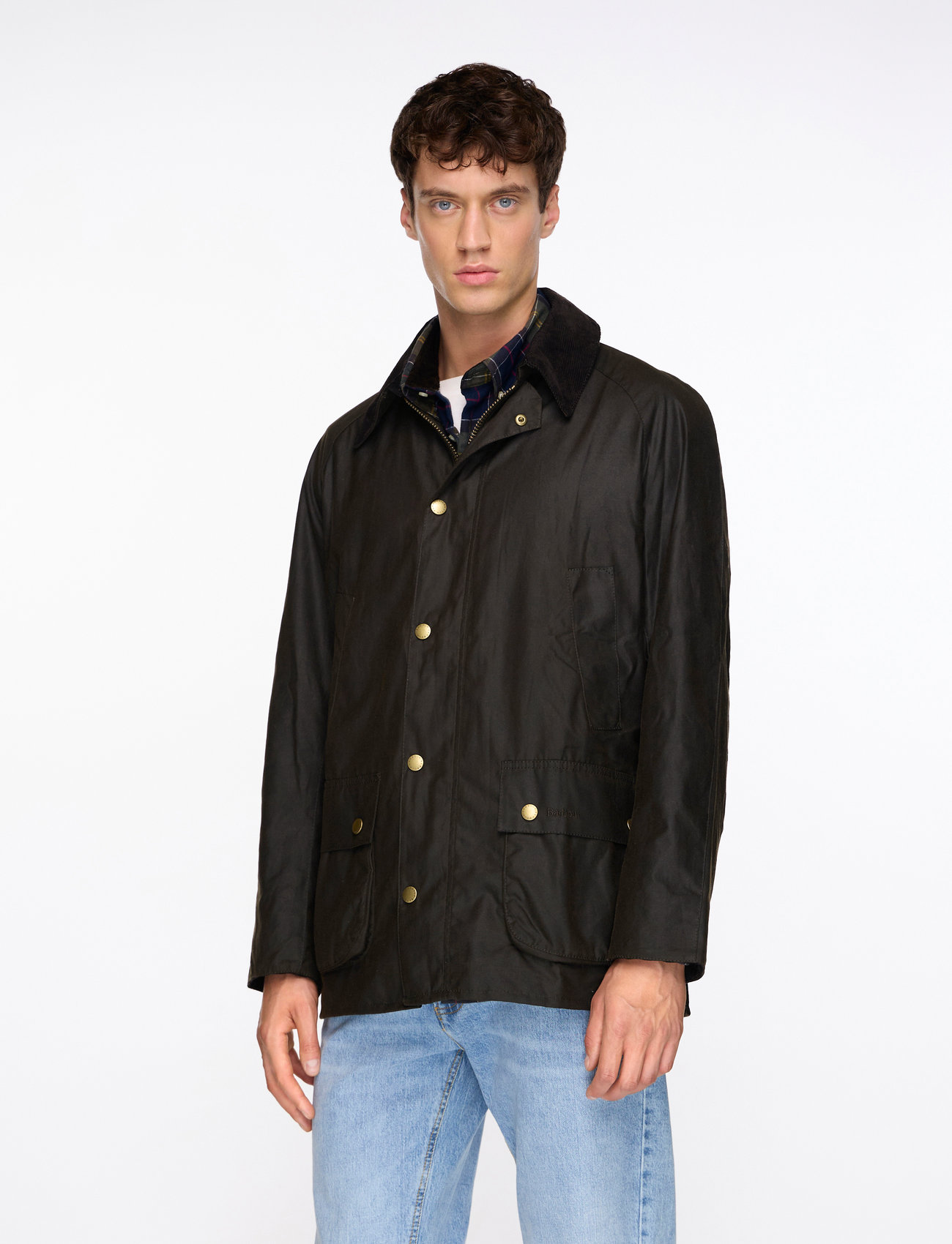 Barbour - Barbour Ashby Wax Jacket - tunna jackor - dk olive - 0