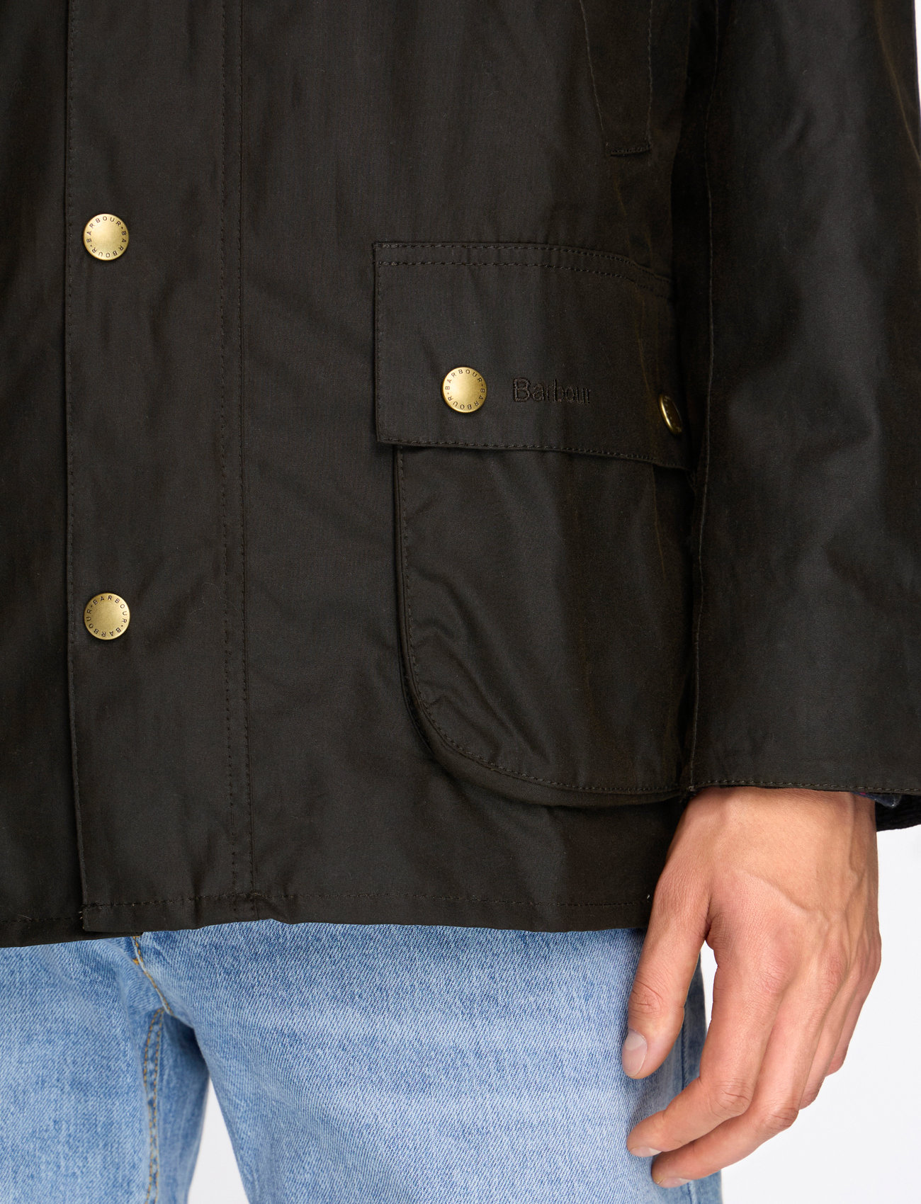 Barbour - Barbour Ashby Wax Jacket - tunna jackor - dk olive - 5