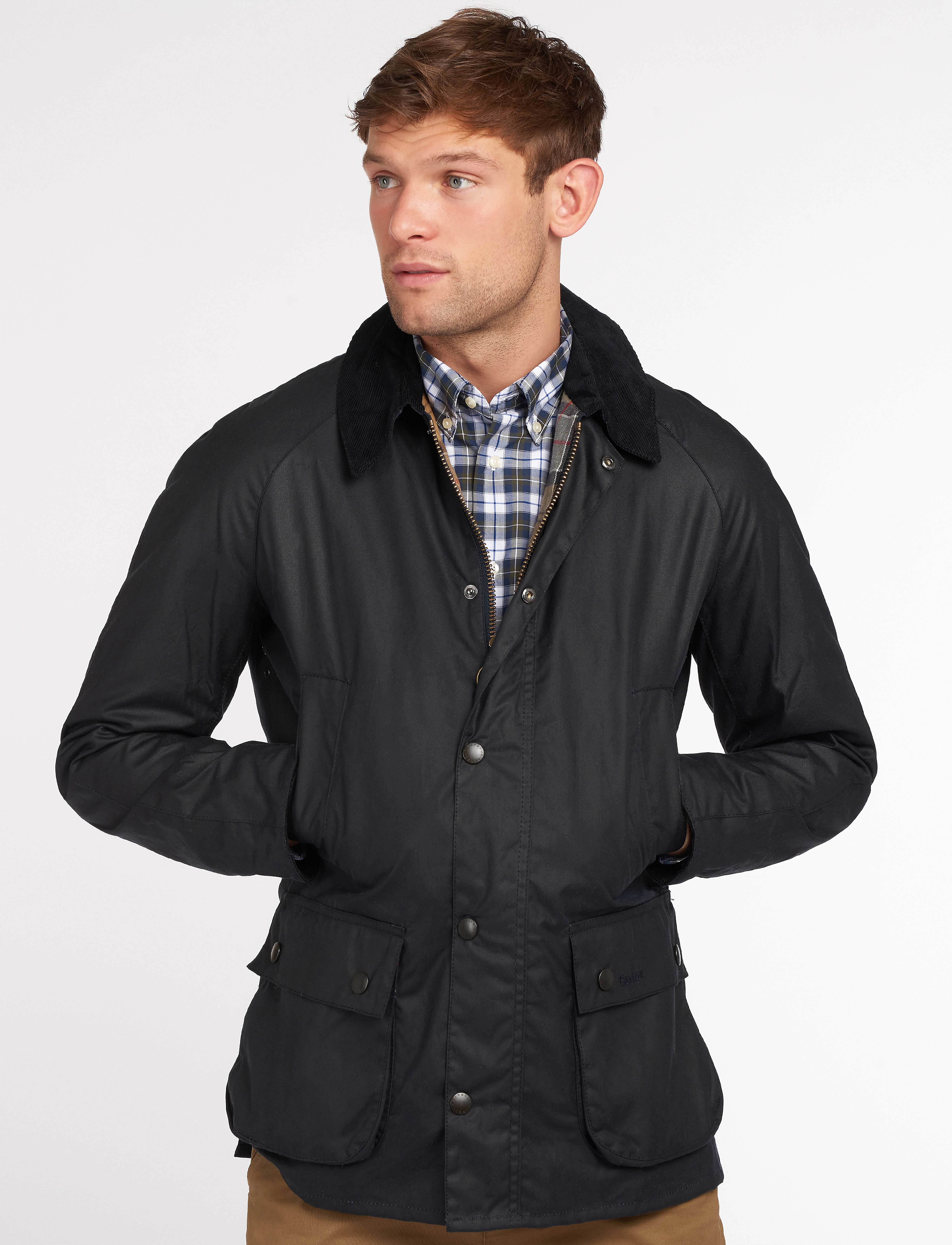 Barbour Barbour Ashby Wax Jacket - Joped - NAVY / navy