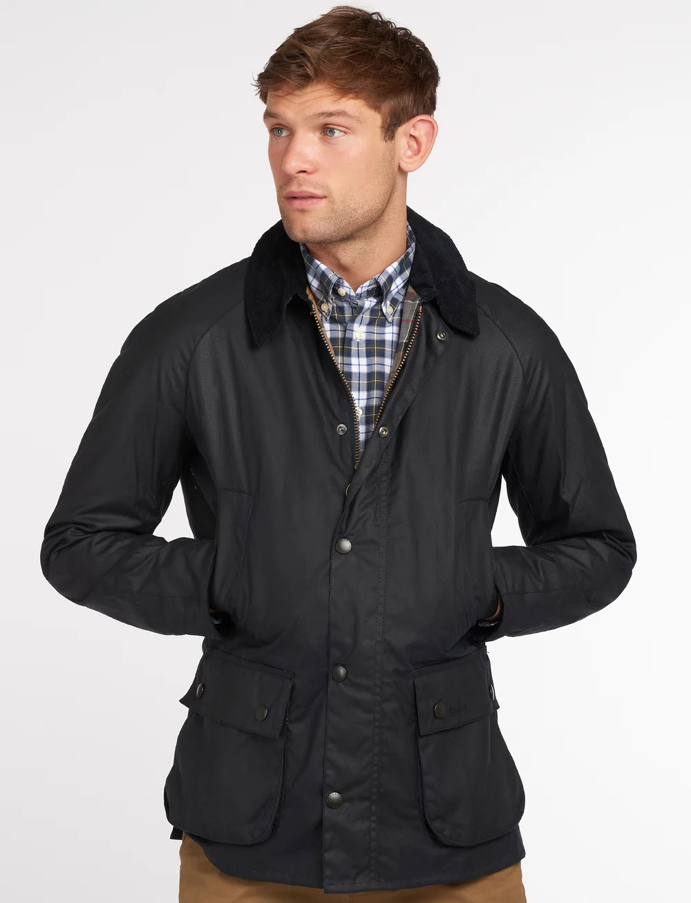 Barbour - Barbour Ashby Wax Jacket - tunna jackor - navy - 0