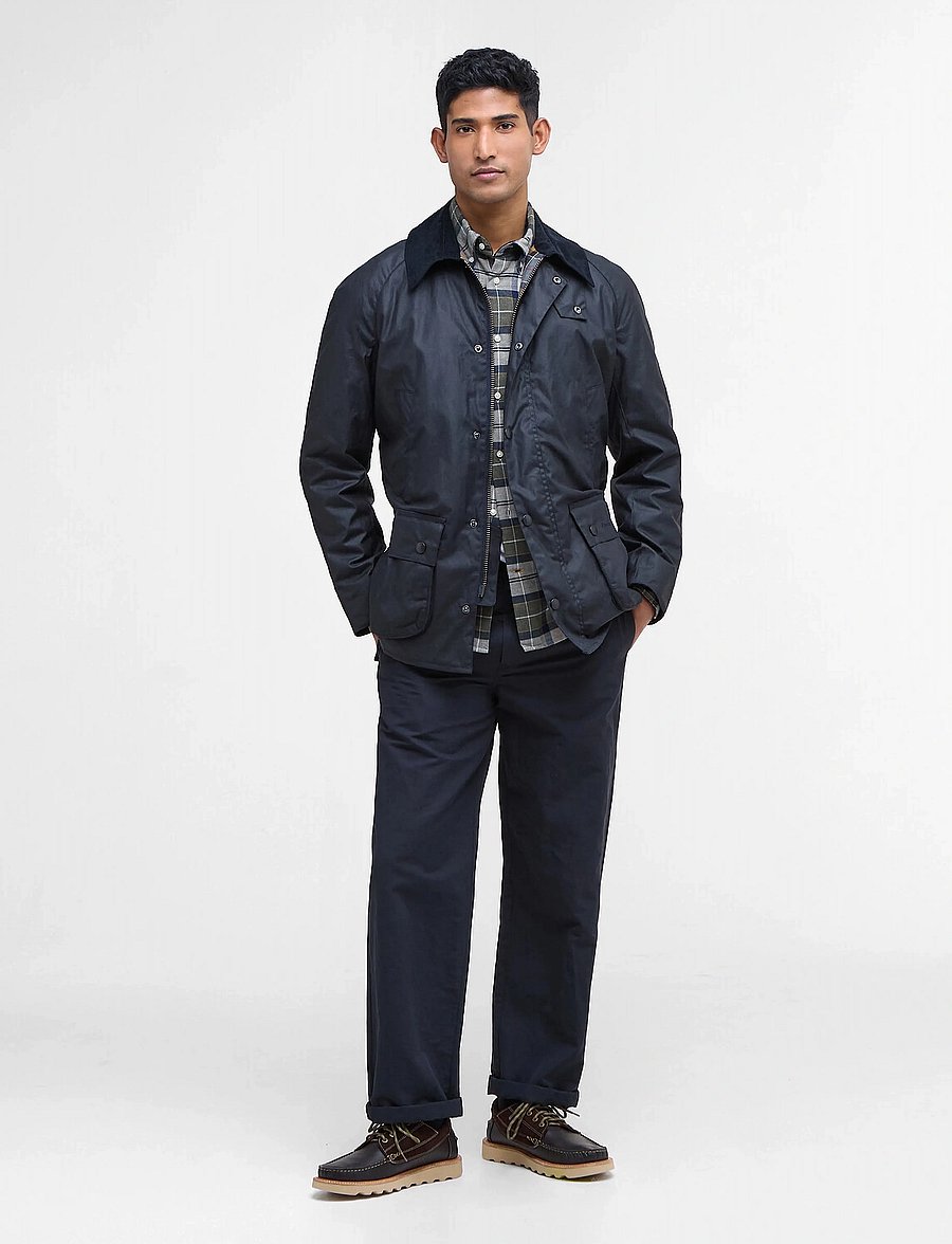 Barbour - Barbour Ashby Wax Jacket - vindjakker - navy - 5