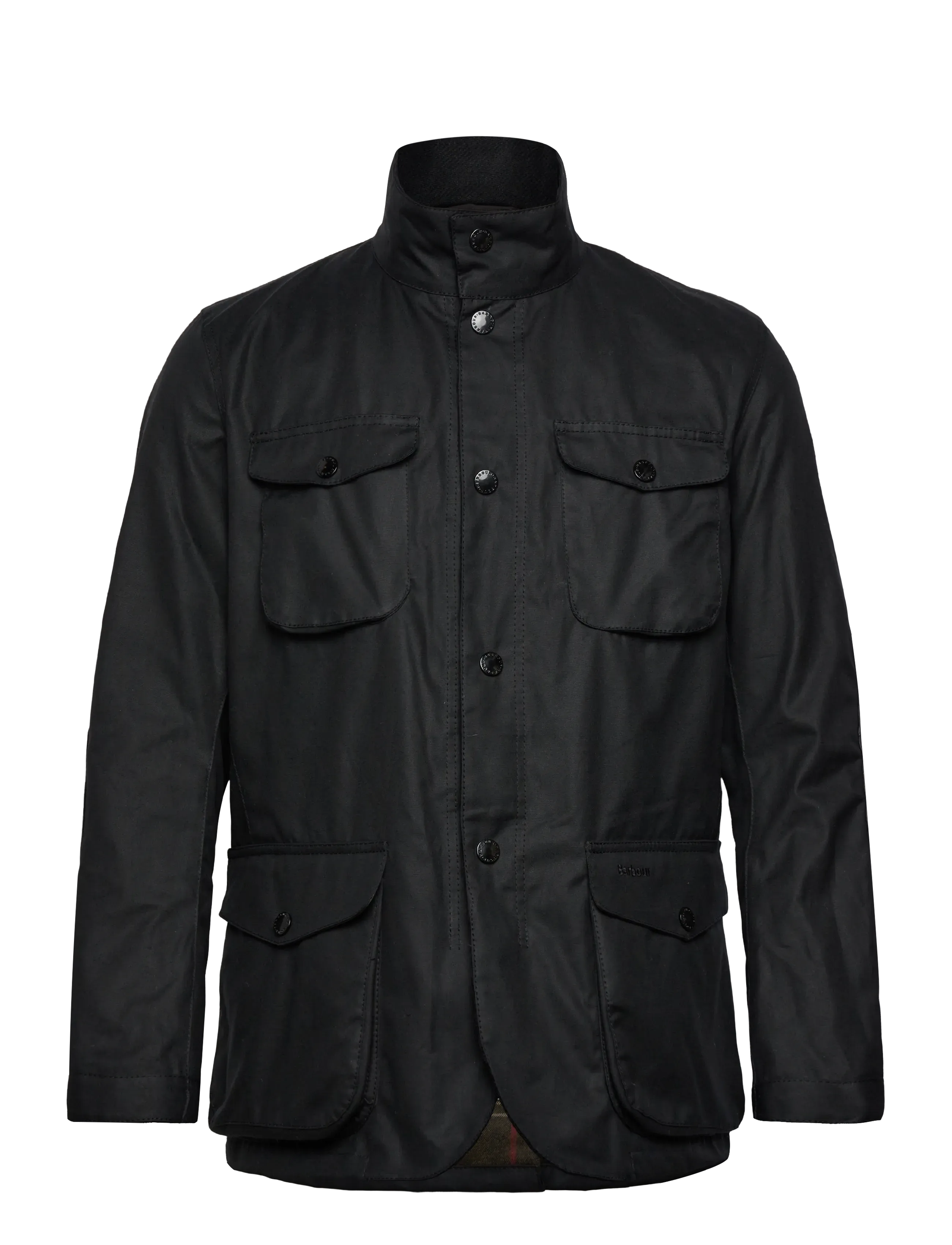 Barbour Barbour Ogston Wax Jacket, S, Black, Jakker > Parkaer, Herre