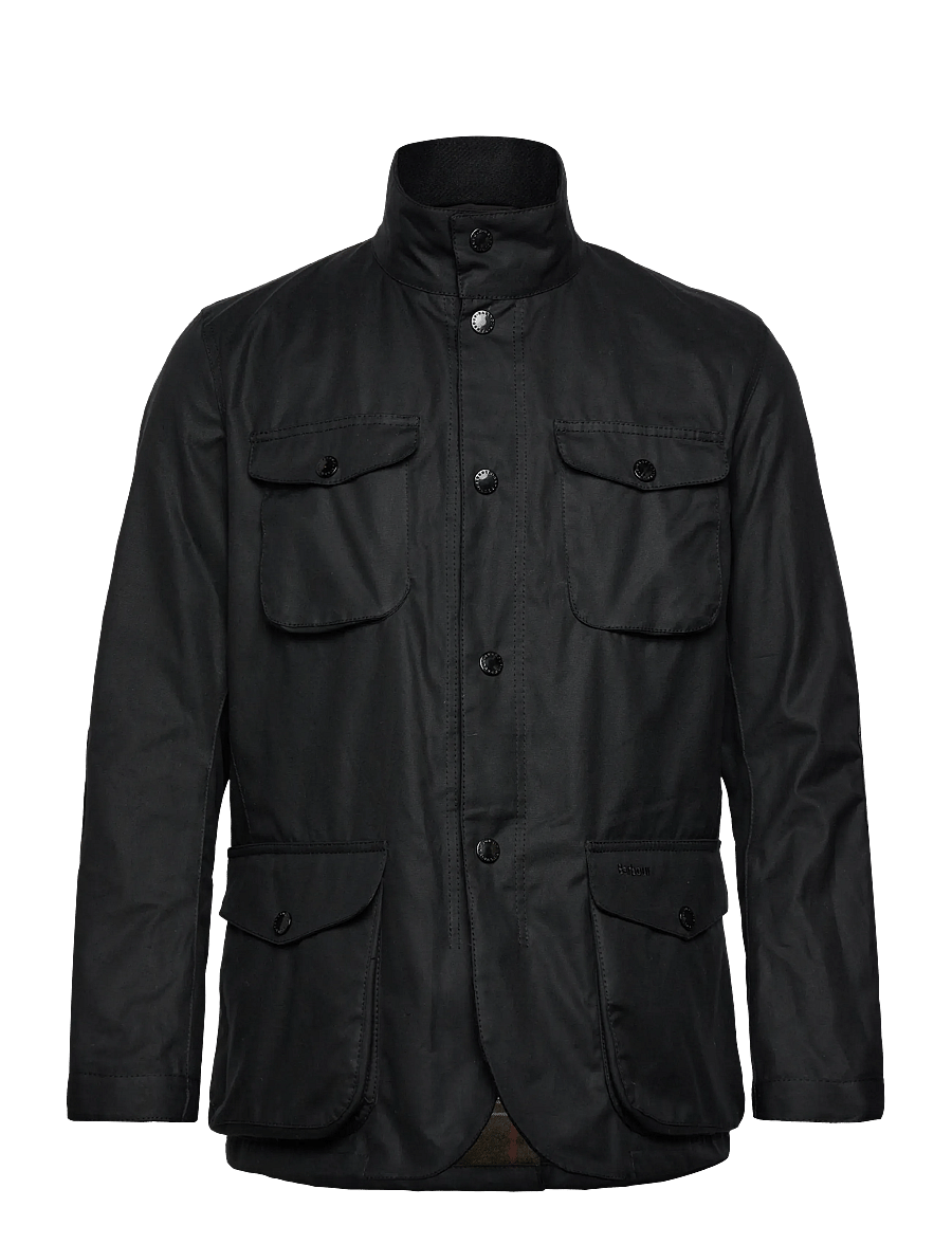 Barbour - Barbour Ogston Wax Jacket - leichte jacken - black - 0