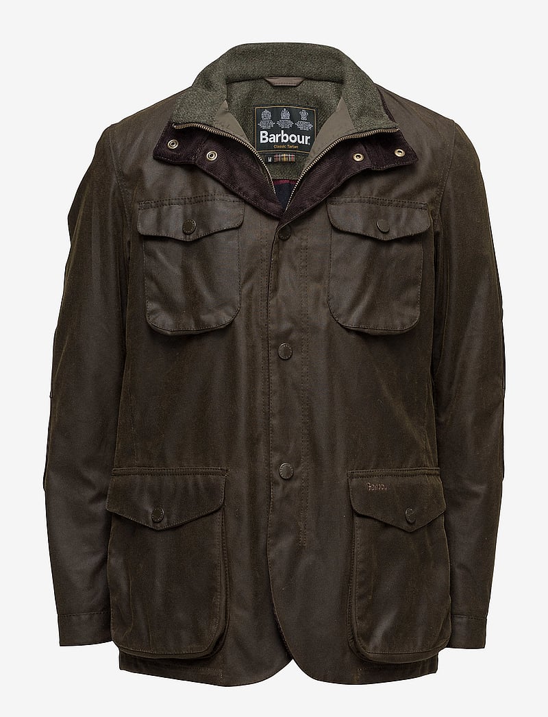Barbour - Barbour Ogston Wax - winter jackets - olive - 1
