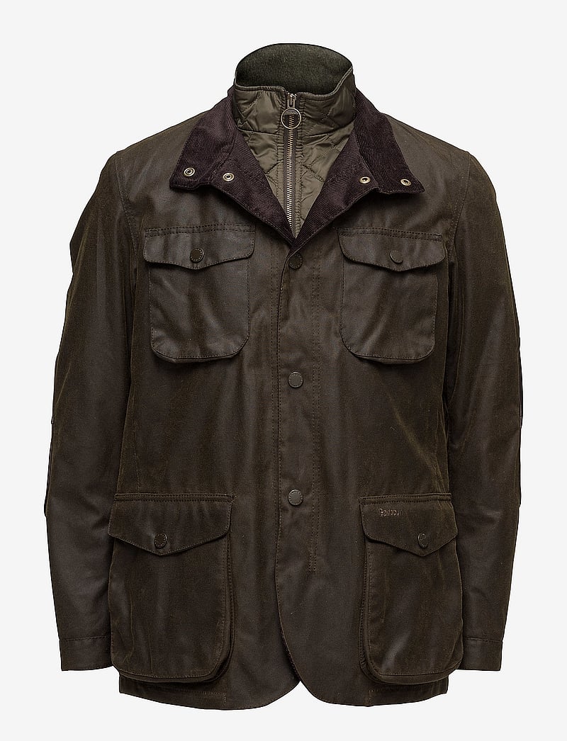 Barbour - Barbour Ogston Wax - winter jackets - olive - 2