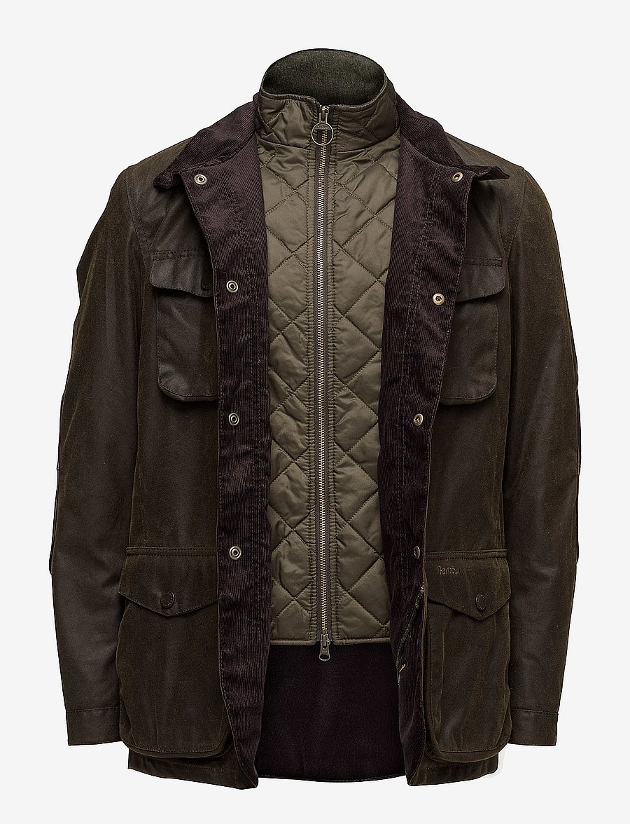 Barbour - Barbour Ogston Wax - vestes légères use default - olive - 4