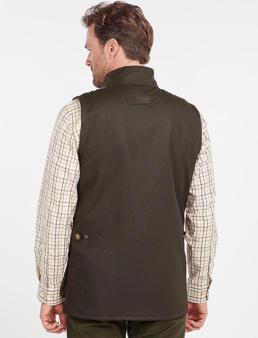 Barbour - Barbour Westmorland Waistcoat - västar - olive - 0