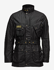 Barbour - Barbour International Slim International Wax Jacket - light jackets - black - 2