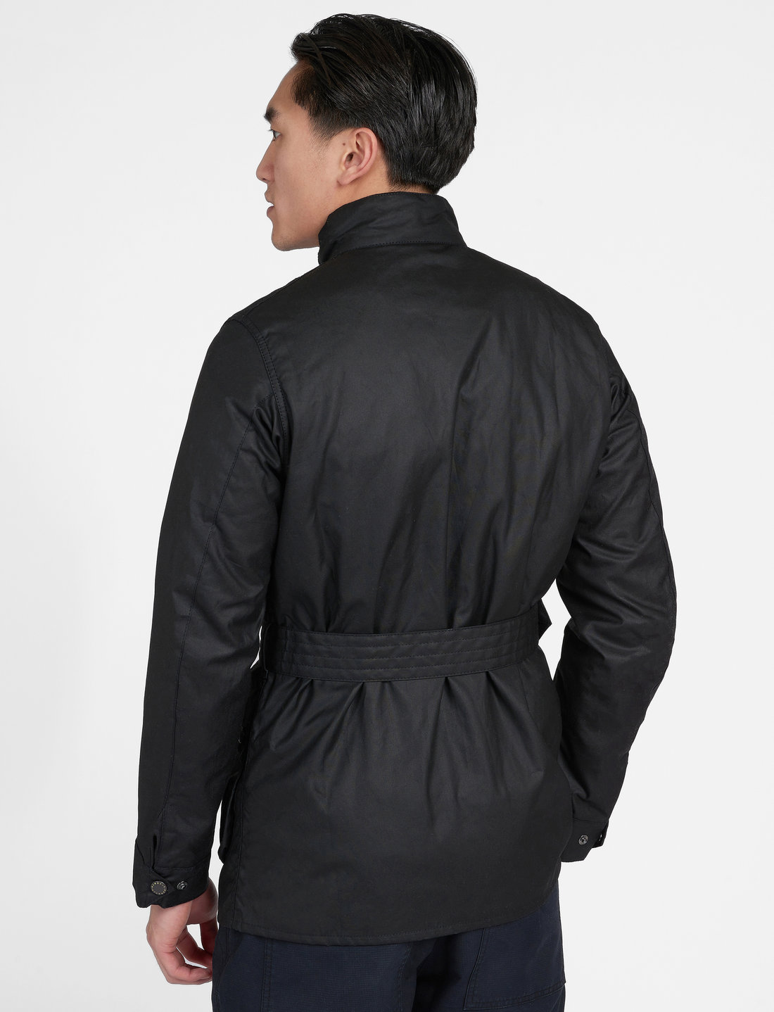 Slim fit wax discount jacket