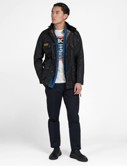 Barbour - Barbour International Slim International Wax Jacket - light jackets - black - 5