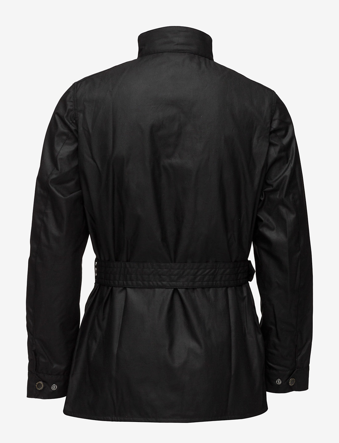 Barbour international slim wax jacket black deals