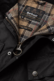 Barbour - Barbour International Slim International Wax Jacket - vestes légères use default - black - 7