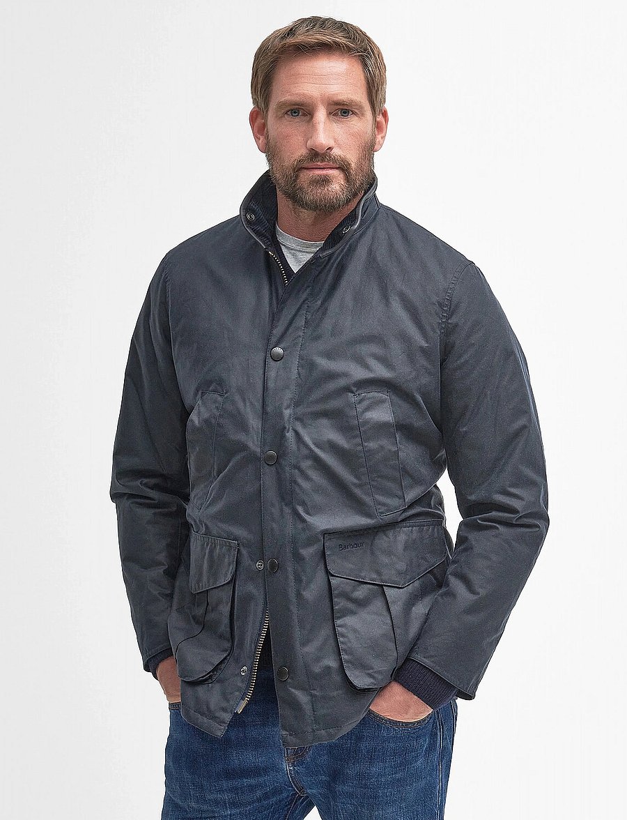 Barbour - Barbour Hereford Wax - parkas - navy - 0