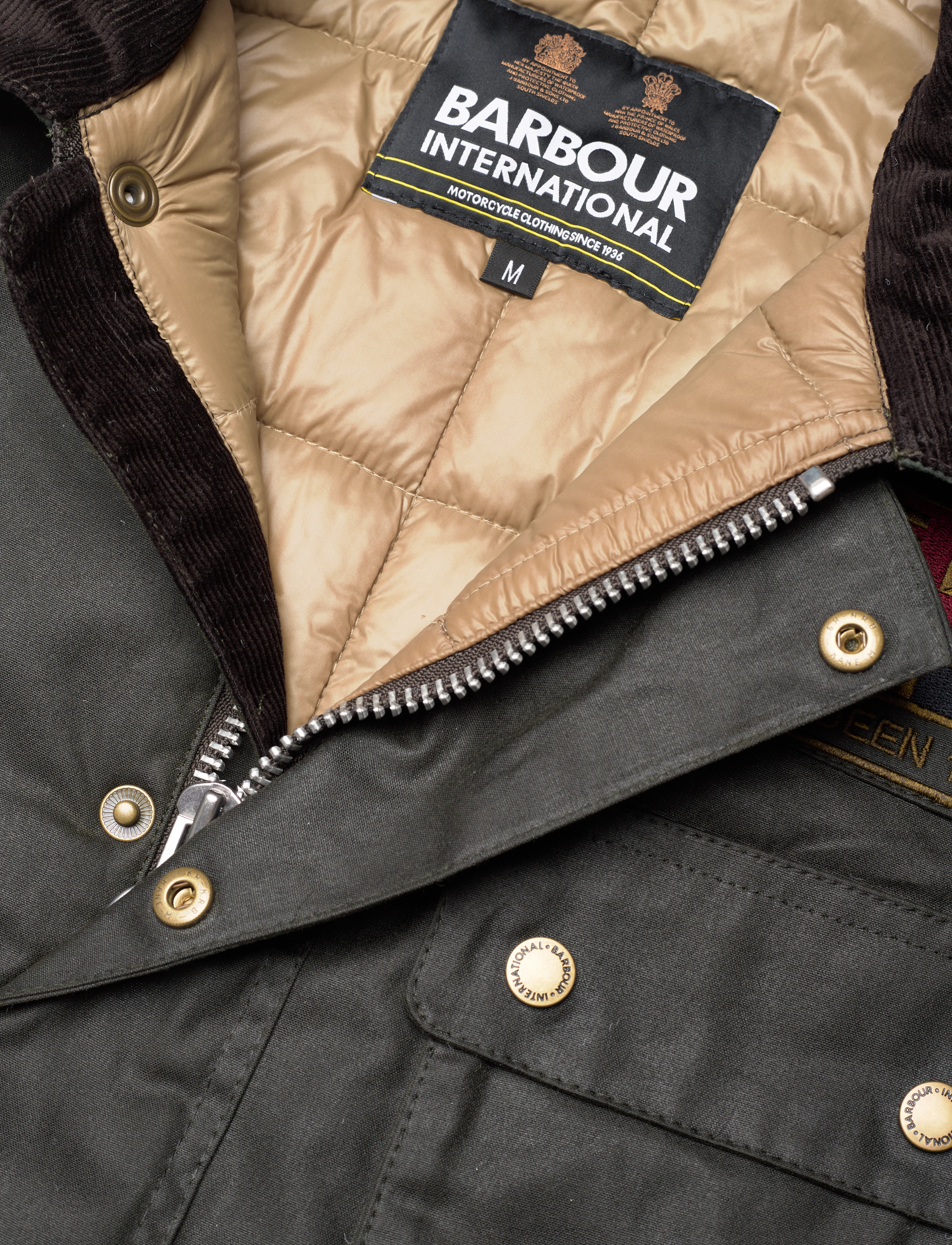 Barbour - B.Intl Workers Wax - sage - 2