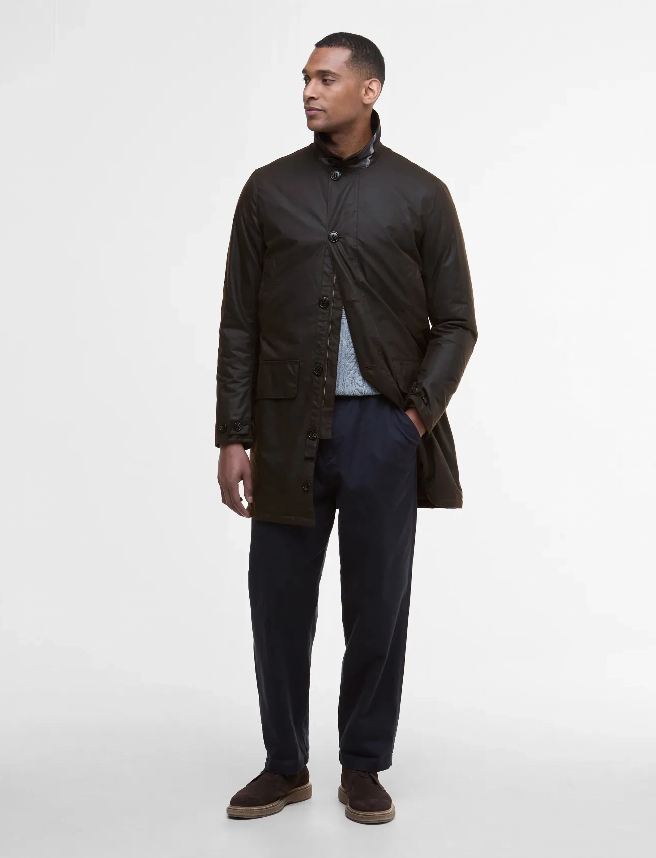 Barbour - Barbour Wax Mac - brown - 3