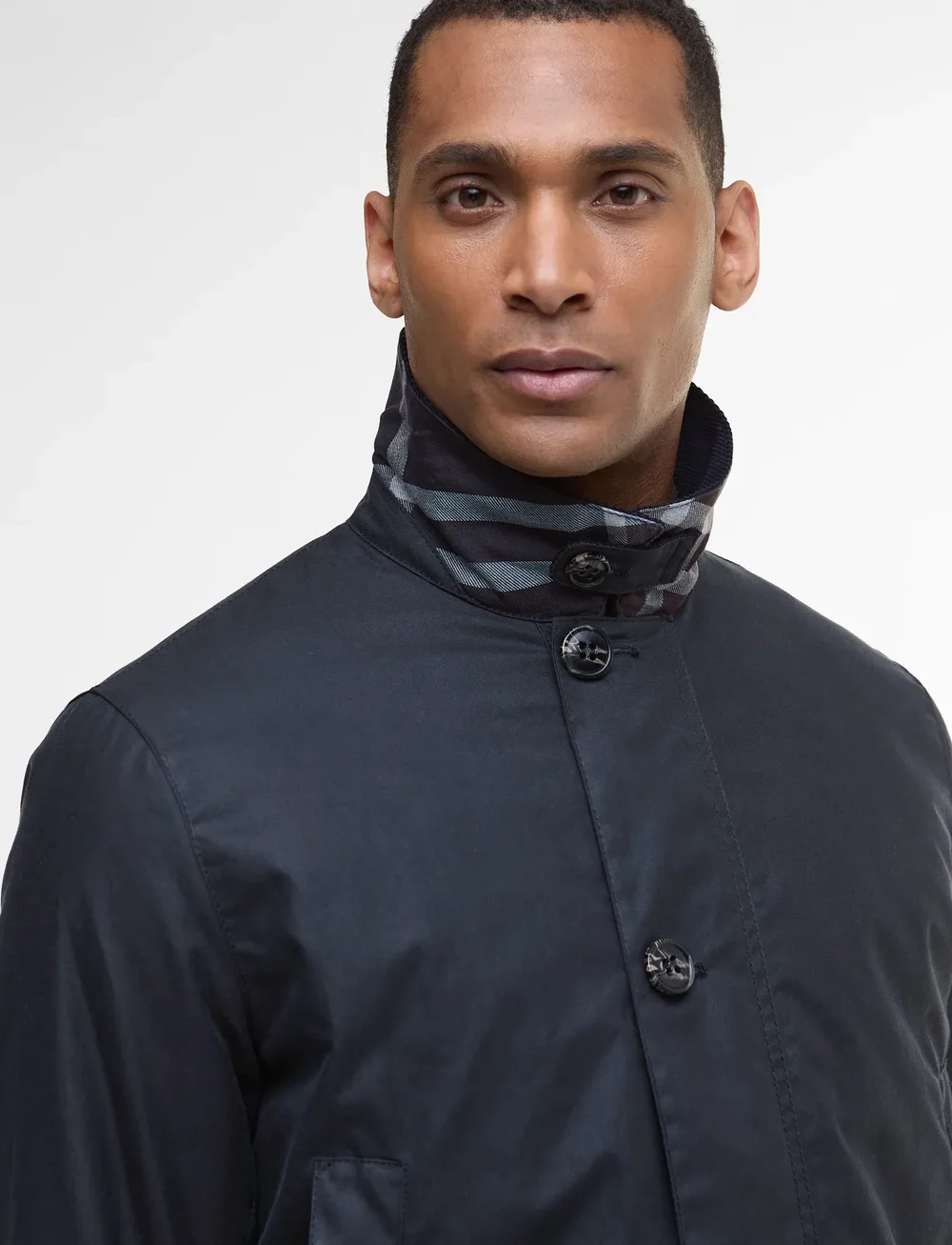 Barbour - Barbour Wax Mac - plānas virsjakas - navy - 4