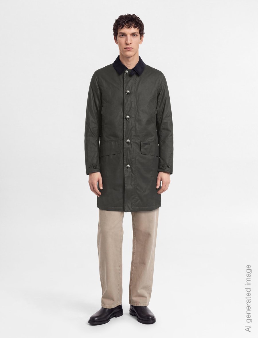 Barbour - Barbour Wax Mac - efterårsjakker - navy/shadow classic - 0