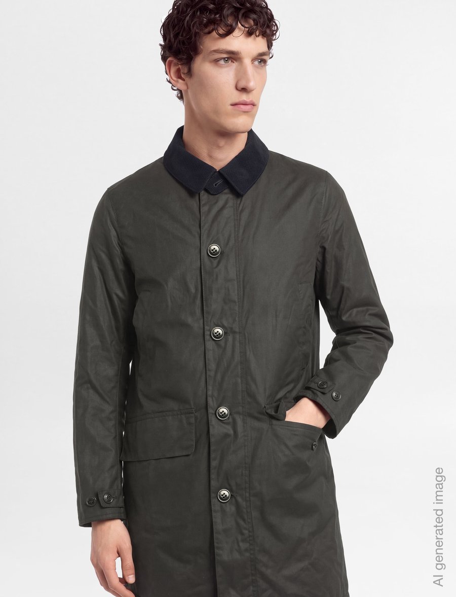 Barbour - Barbour Wax Mac - efterårsjakker - navy/shadow classic - 3