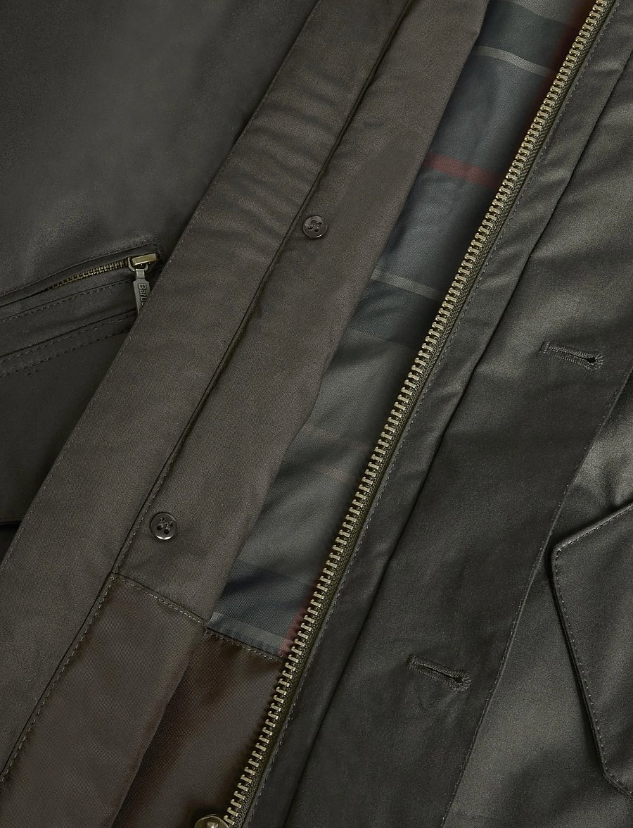 Barbour - Barbour Wax Mac - herbstjacken - navy/shadow classic - 4