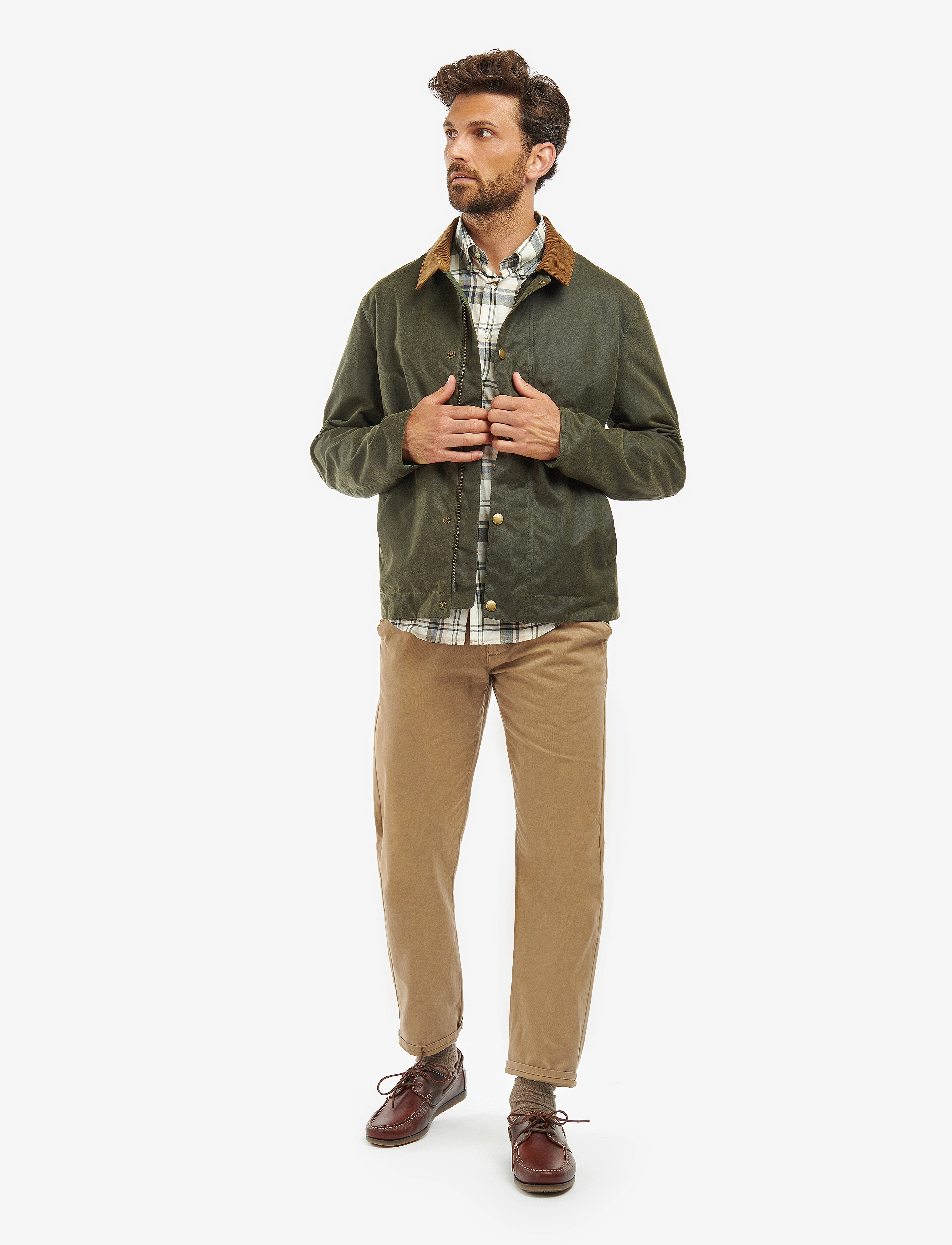 Barbour - Barbour Milton Wax - olive - 4